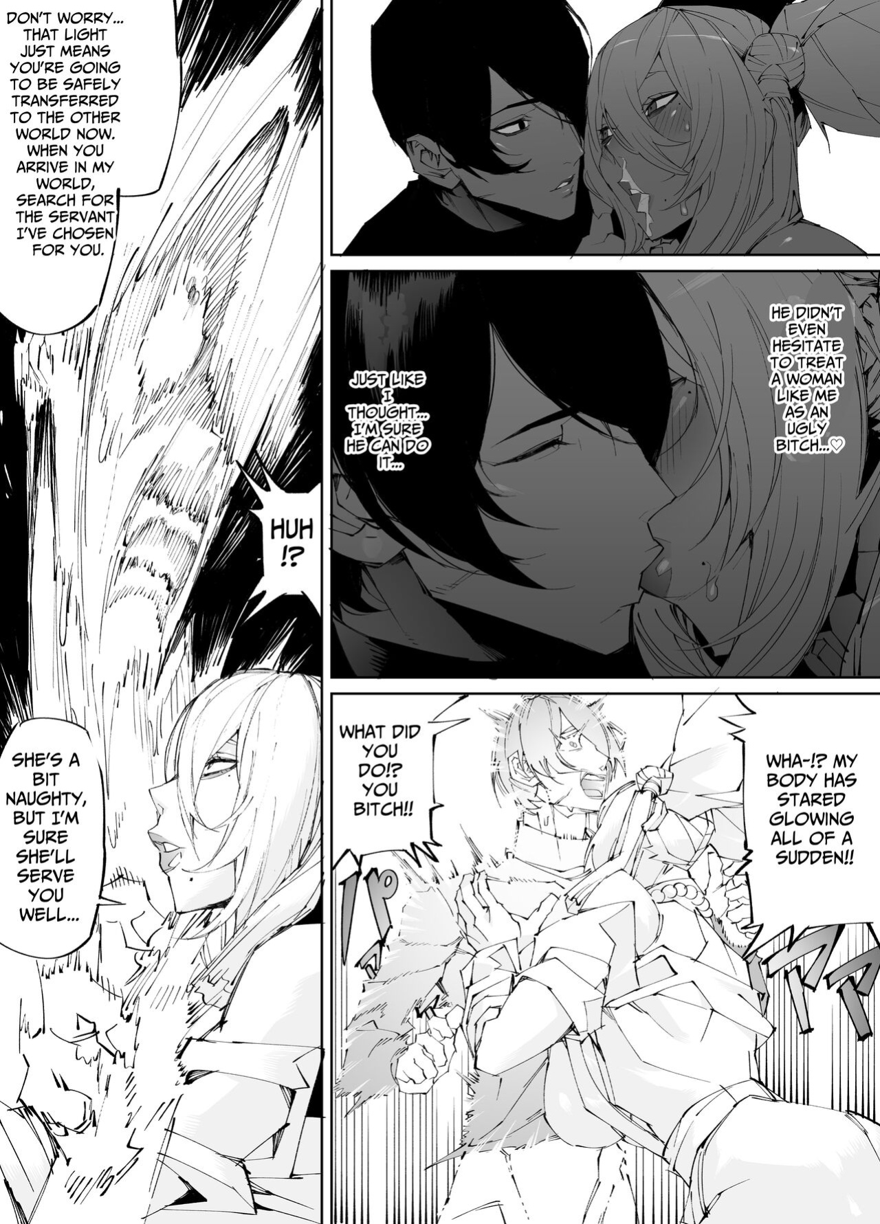 [Yakiniku Tabetei (Pobotto)] Kyokon Tensei -Seiki Shijou Shugi na Isekai ni Tensei shita no de Bakunyuu Bijo to Hame Makuri-