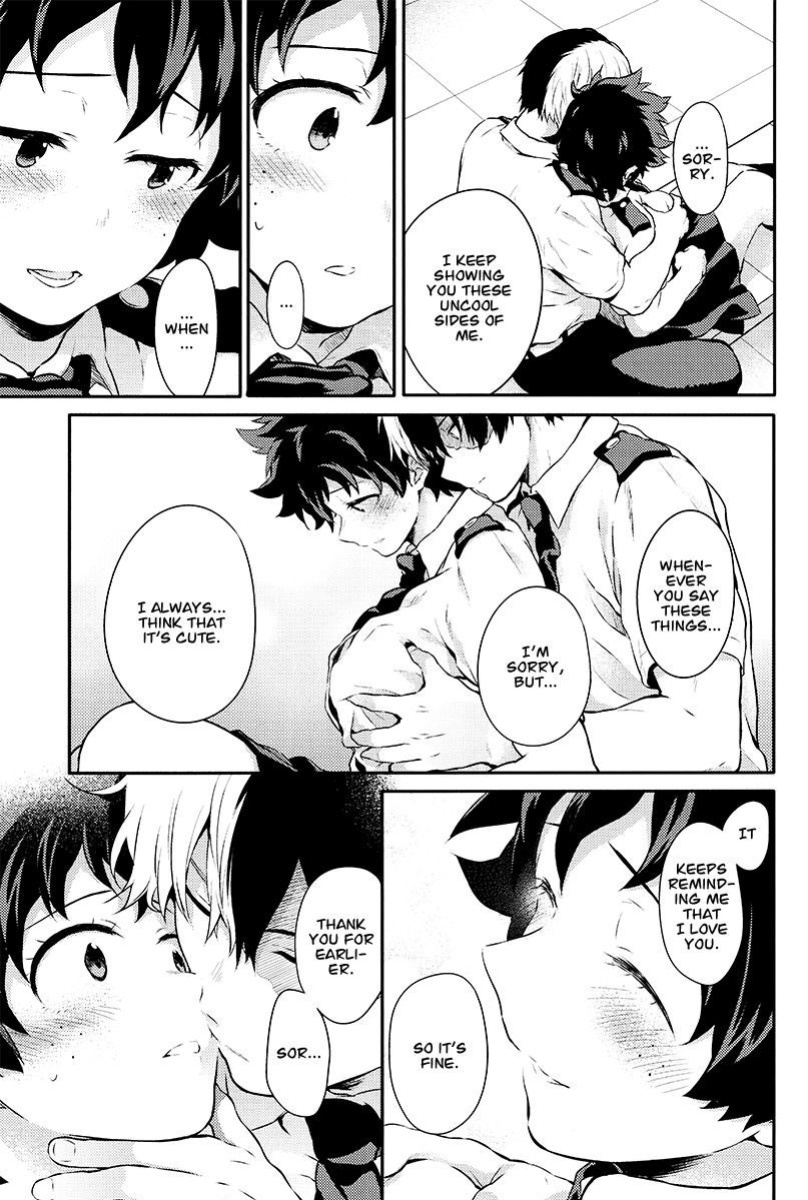 [Kyujitsusyukkin (Chikaya)] Love Me Tender 2 Boku no Hero Academia (Casual Scans)