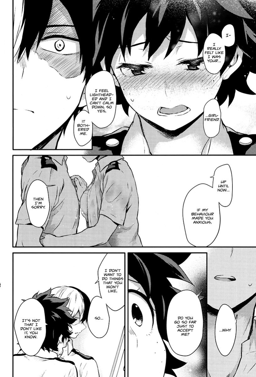 [Kyujitsusyukkin (Chikaya)] Love Me Tender 3 Boku no Hero Academia (Casual Scans)
