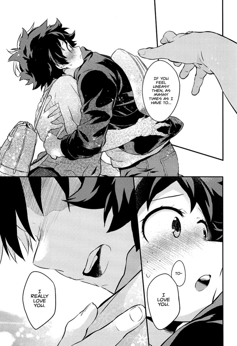 [Kyujitsusyukkin (Chikaya)] Love Me Tender 3 Boku no Hero Academia (Casual Scans)
