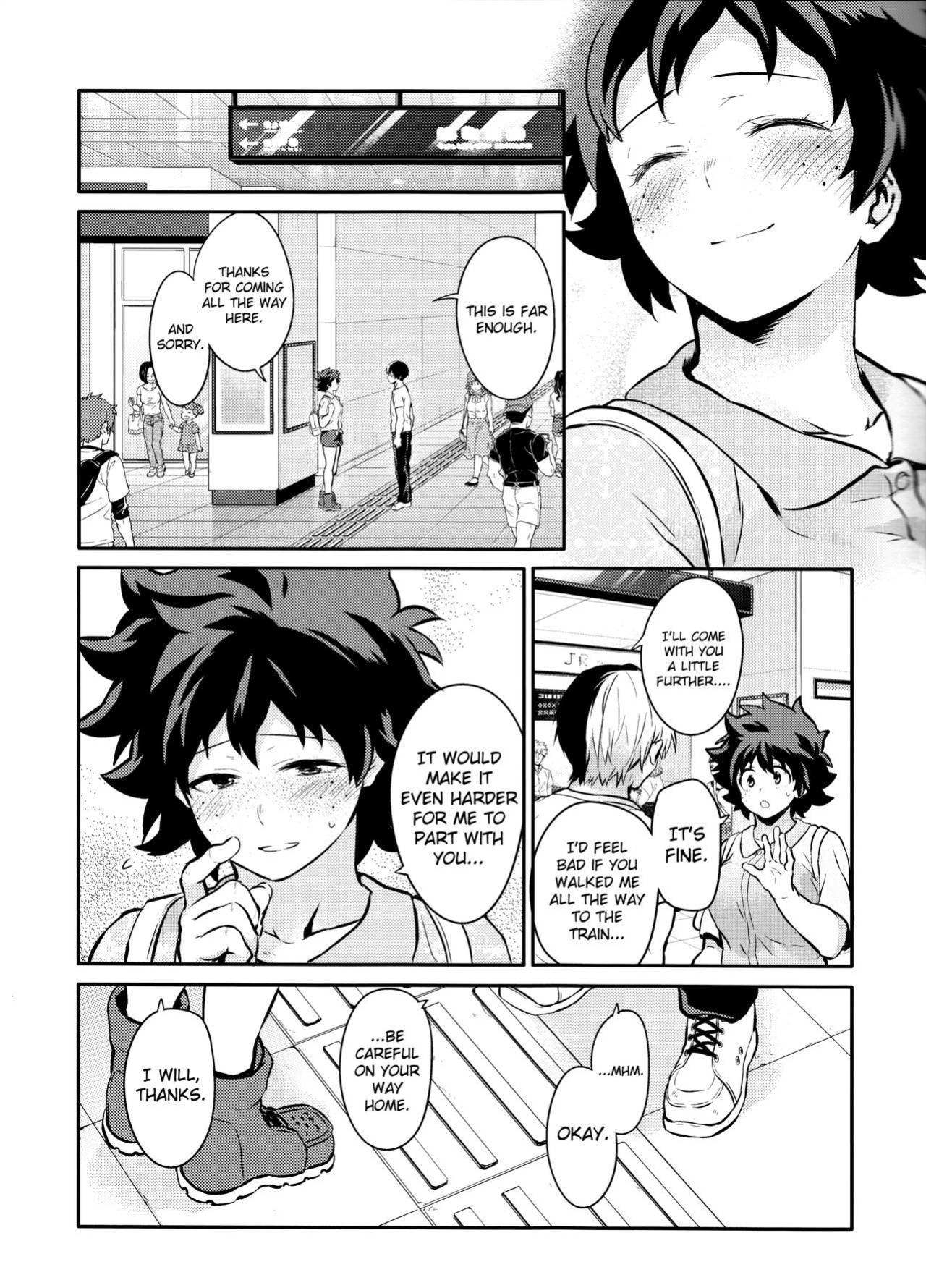 [Kyujitsusyukkin (Chikaya)] Love Me Tender - Another Story Boku no Hero Academia (Casual Scans)