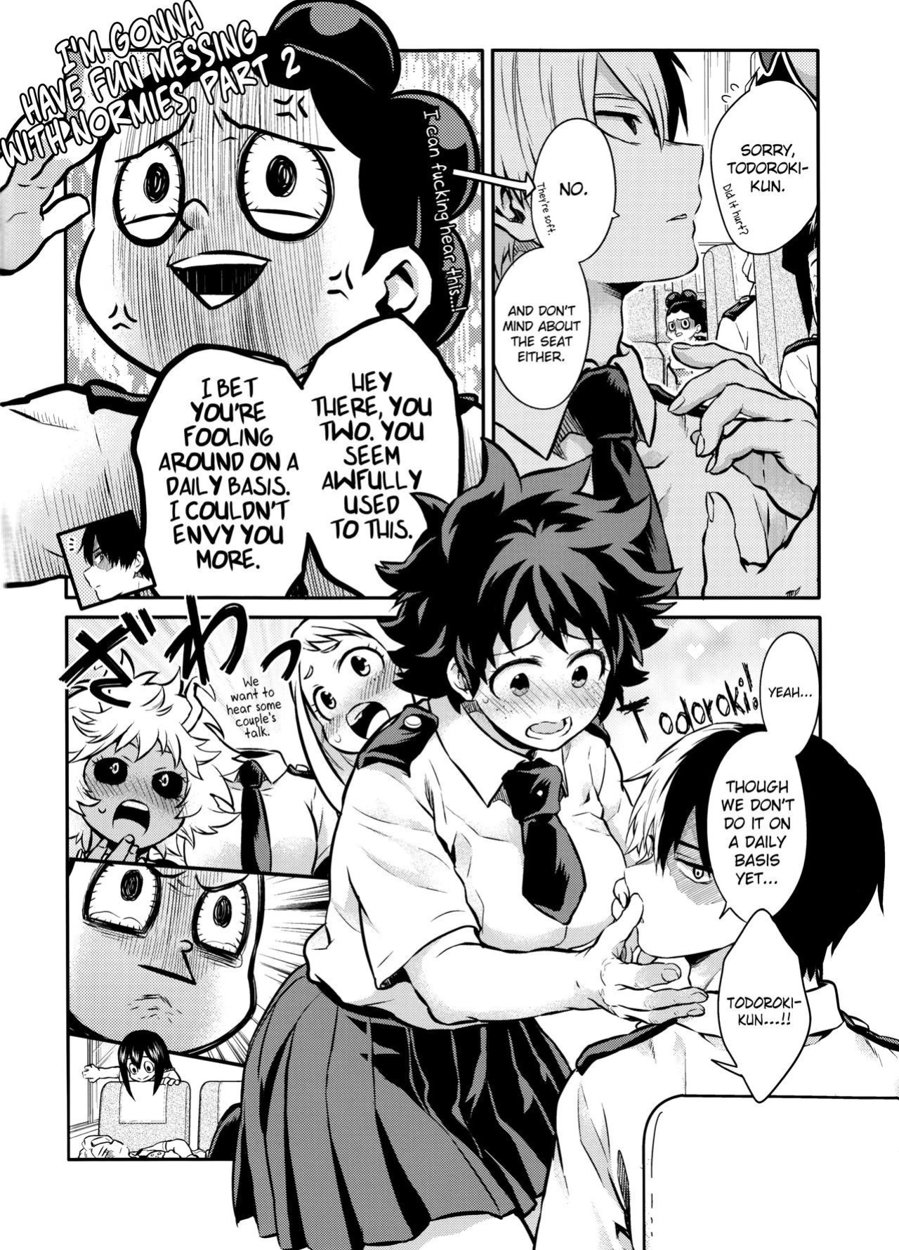 [Kyujitsusyukkin (Chikaya)] Love Me Tender - Another Story Boku no Hero Academia (Casual Scans)