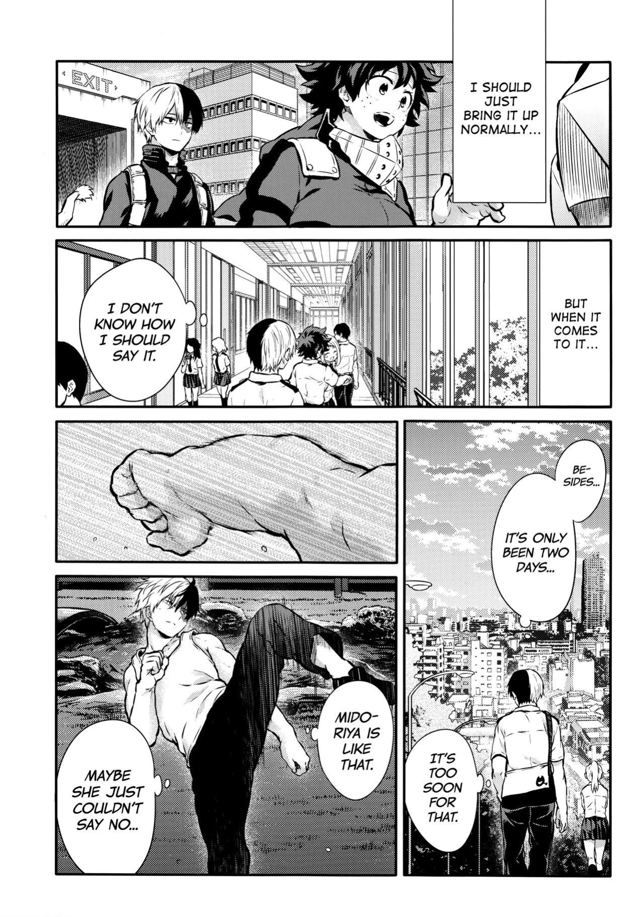 [Kyujitsusyukkin (Chikaya)] Love Me Tender - Another Story Boku no Hero Academia (Casual Scans)