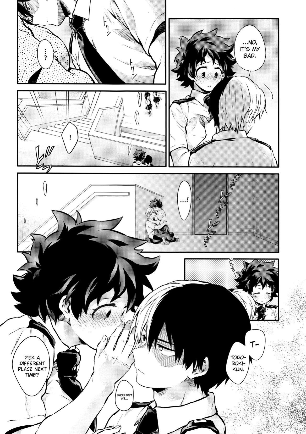 [Kyujitsusyukkin (Chikaya)] Love Me Tender - Another Story Boku no Hero Academia (Casual Scans)