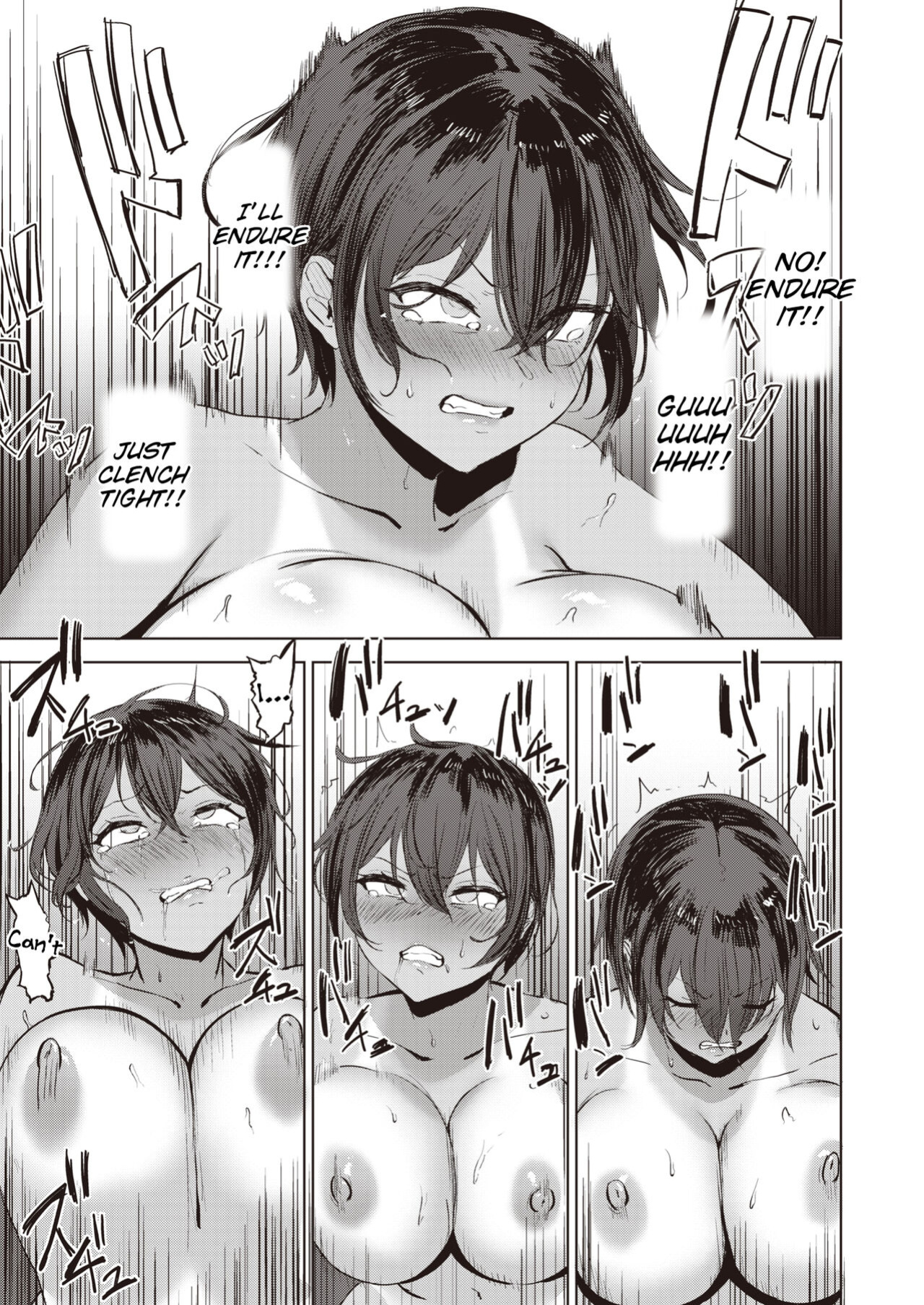 [Sanuki] Kimochii Koto ni wa Sakaraenai - musclehead girl can't resist orgasm #2 (COMIC X-EROS #110) [Tigoris Translates]