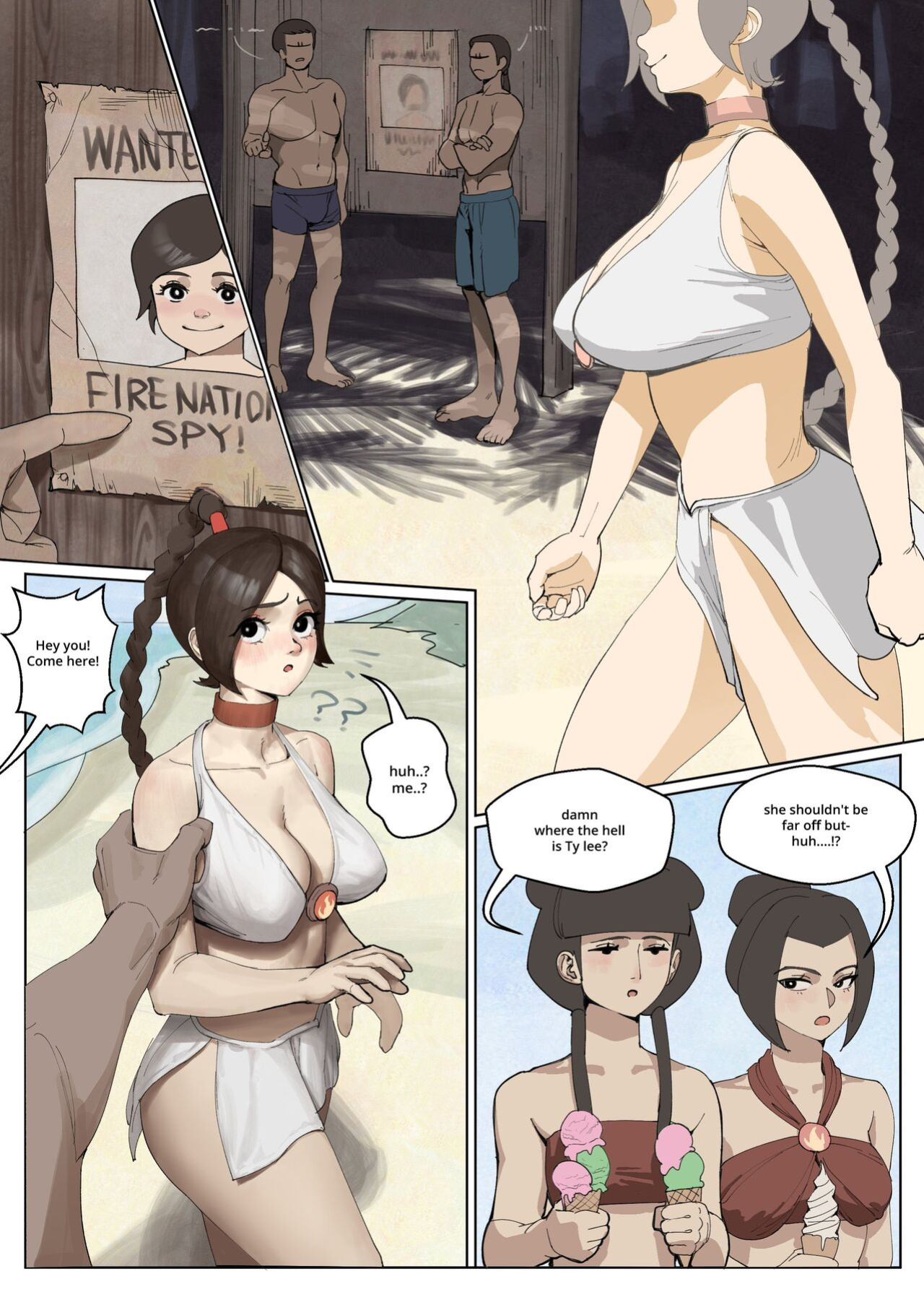 [Wjs07] Ty Lee and the gang goes to the beach (Avatar The Last Airbender)