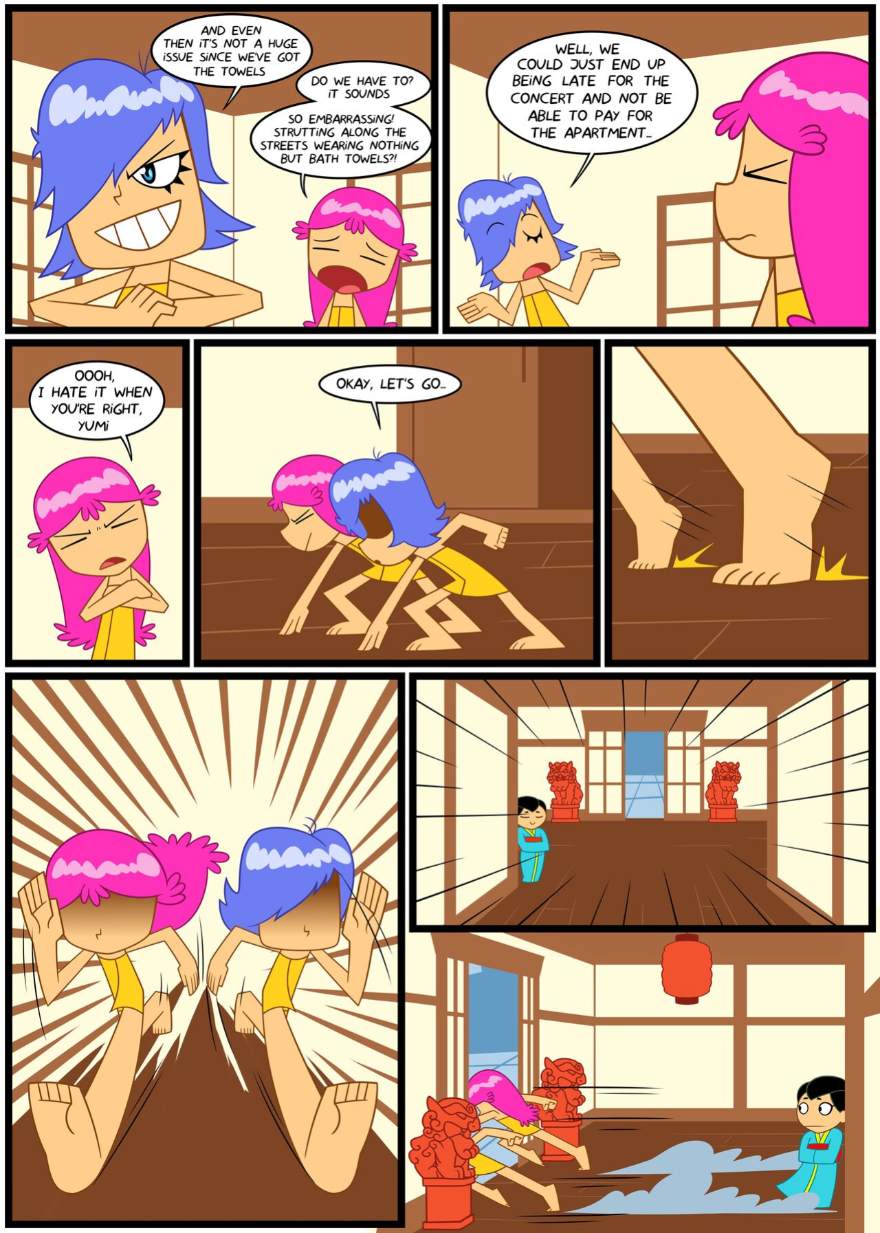 [Xierra099] Towel Trouble (Puffy AmiYumi)