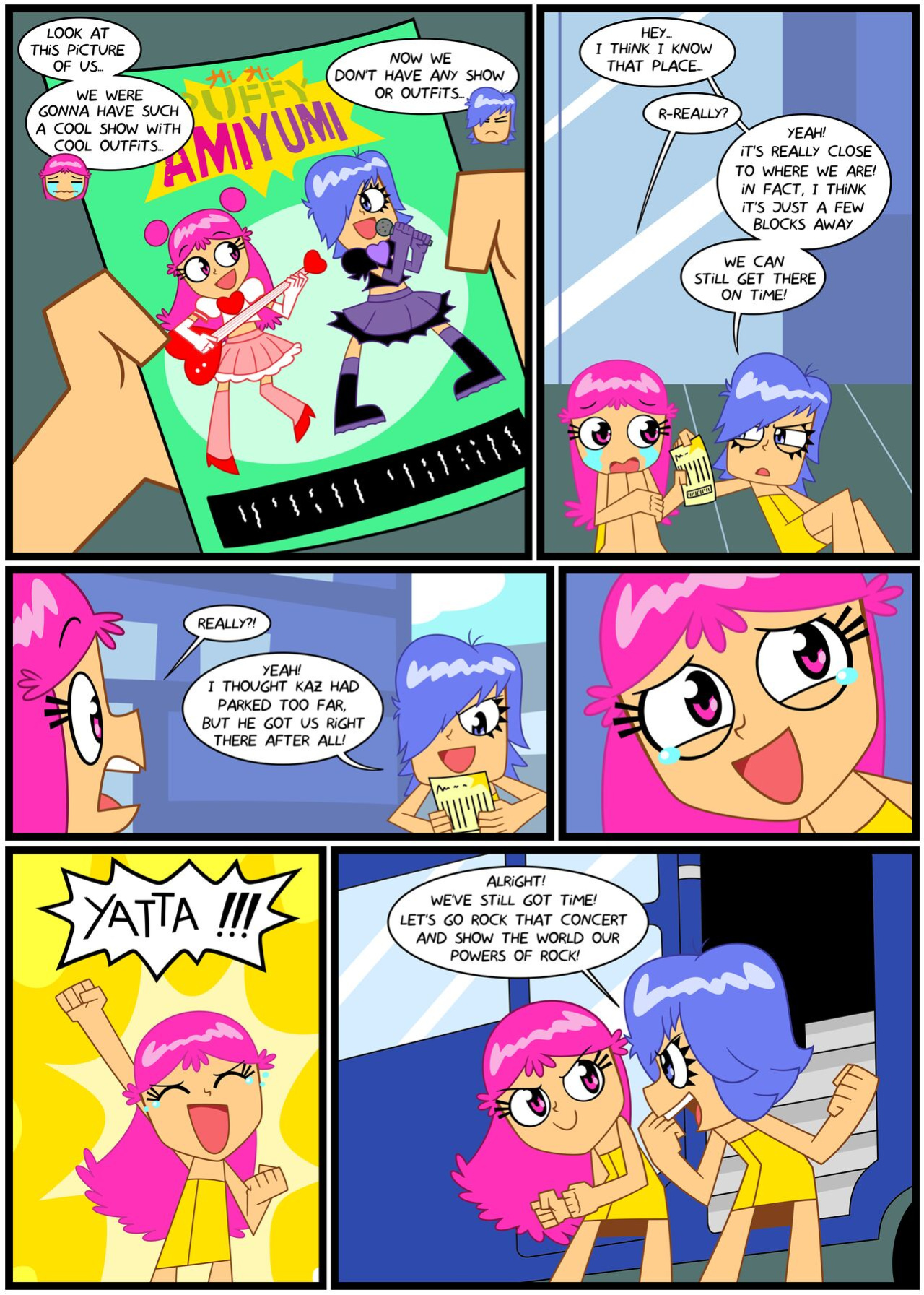 [Xierra099] Towel Trouble (Puffy AmiYumi)