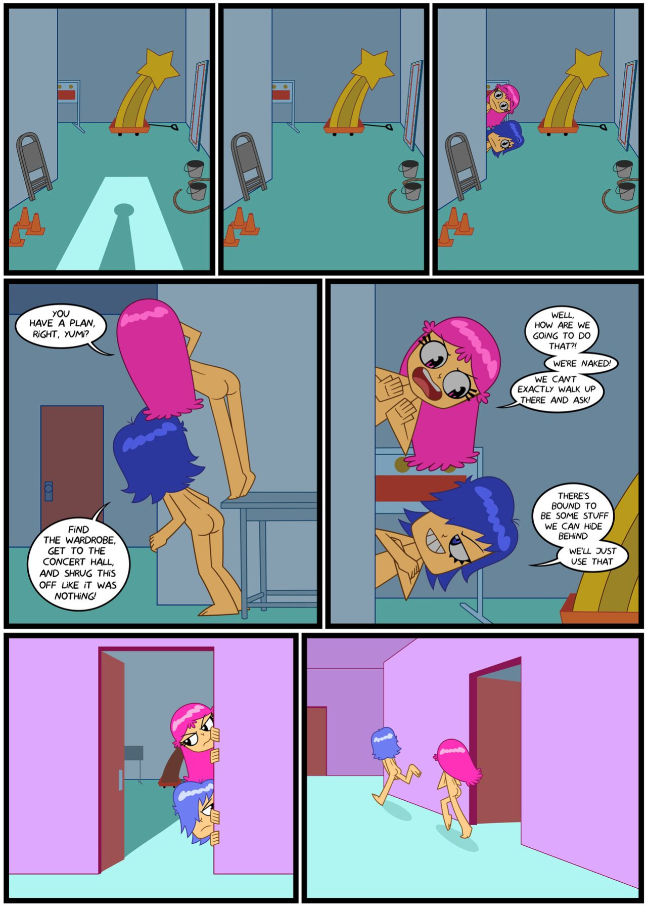 [Xierra099] Towel Trouble (Puffy AmiYumi)