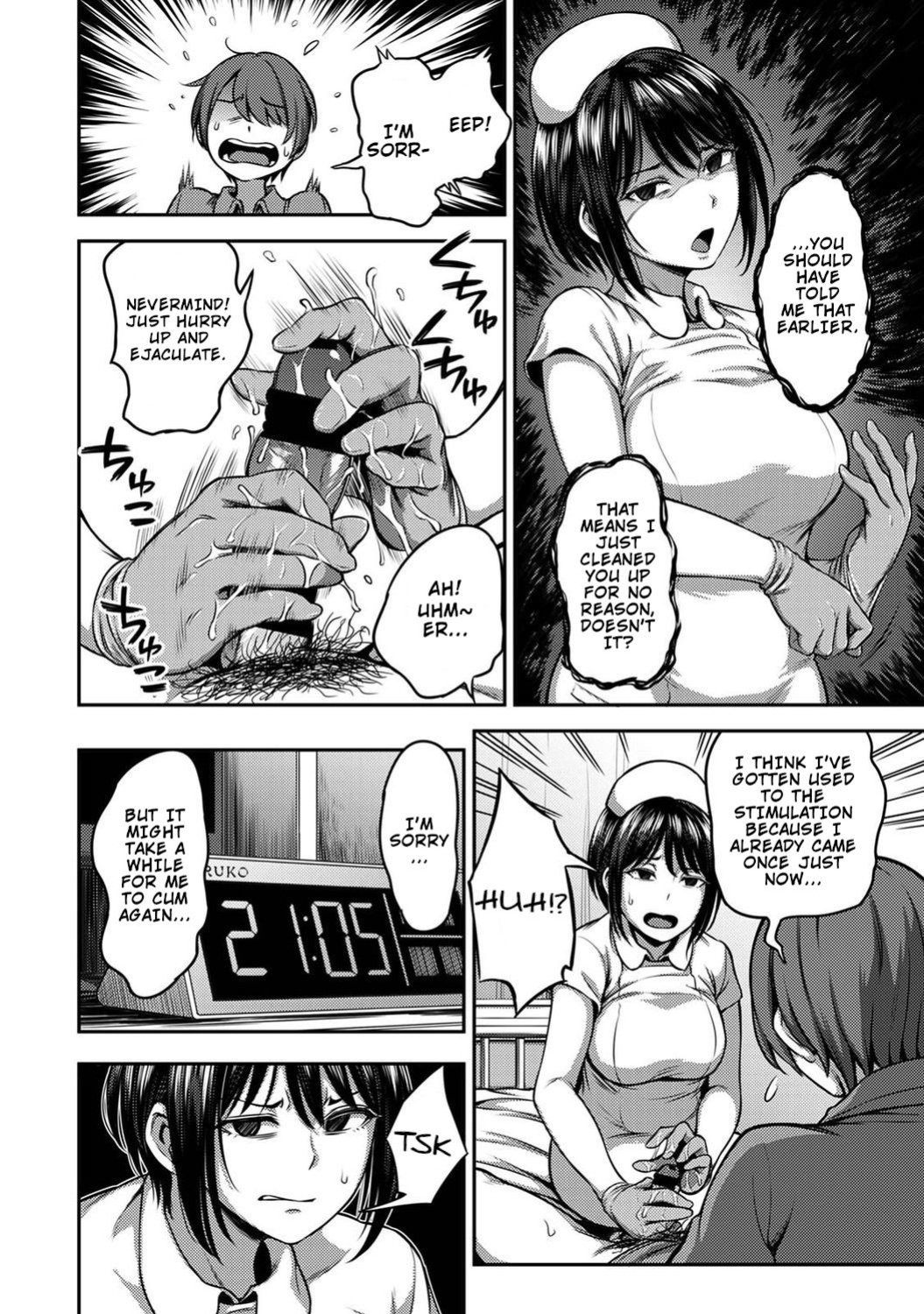 Kameyama Shiruko] Sakusei Byoutou ~Seikaku Saiaku no Nurse shika Inai Byouin de Shasei Kanri Seikatsu~ Ch. 1 - 7.5| Life in a Hospital With Only the Worst Nurses! (COMIC Ananga Ranga Vol. 76)