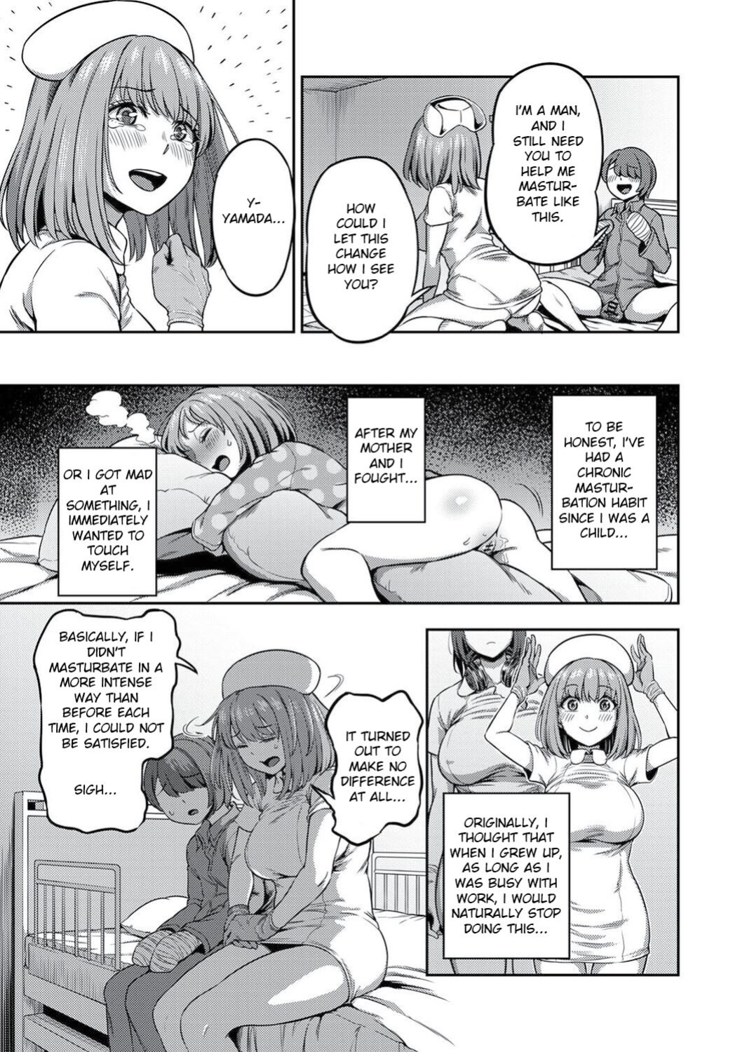 Kameyama Shiruko] Sakusei Byoutou ~Seikaku Saiaku no Nurse shika Inai Byouin de Shasei Kanri Seikatsu~ Ch. 1 - 7.5| Life in a Hospital With Only the Worst Nurses! (COMIC Ananga Ranga Vol. 76)