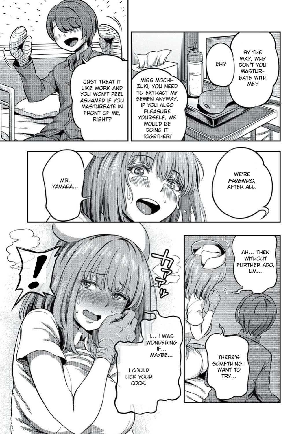 Kameyama Shiruko] Sakusei Byoutou ~Seikaku Saiaku no Nurse shika Inai Byouin de Shasei Kanri Seikatsu~ Ch. 1 - 7.5| Life in a Hospital With Only the Worst Nurses! (COMIC Ananga Ranga Vol. 76)