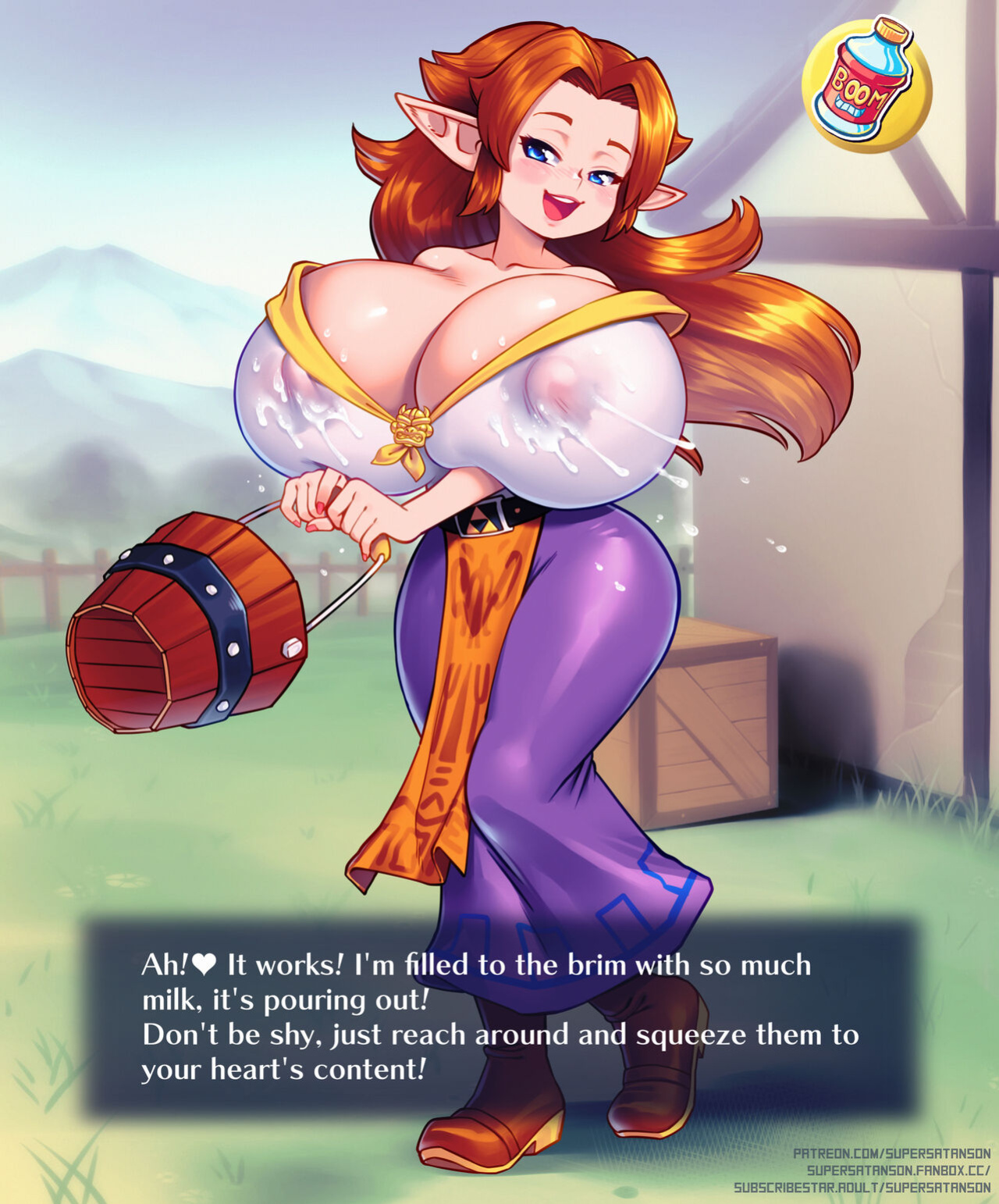 [supersatanson] Milking Malon (Legend of Zelda)