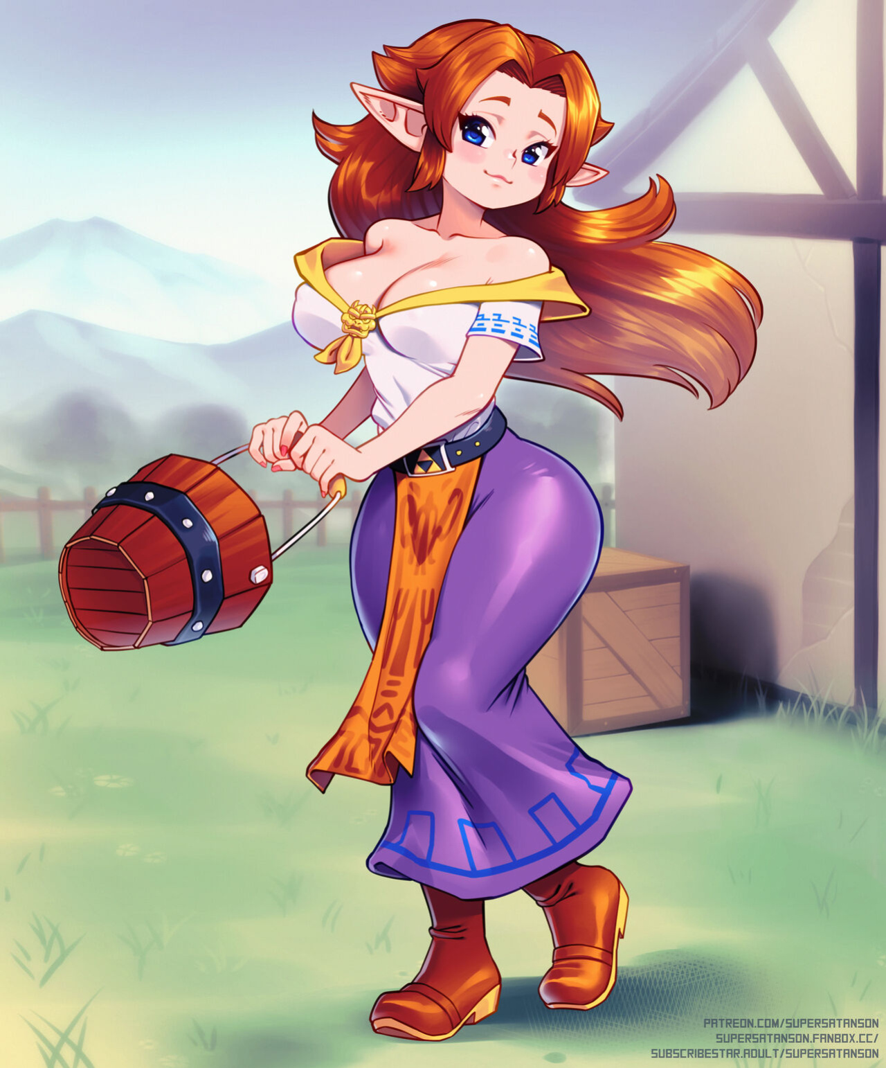 [supersatanson] Milking Malon (Legend of Zelda)