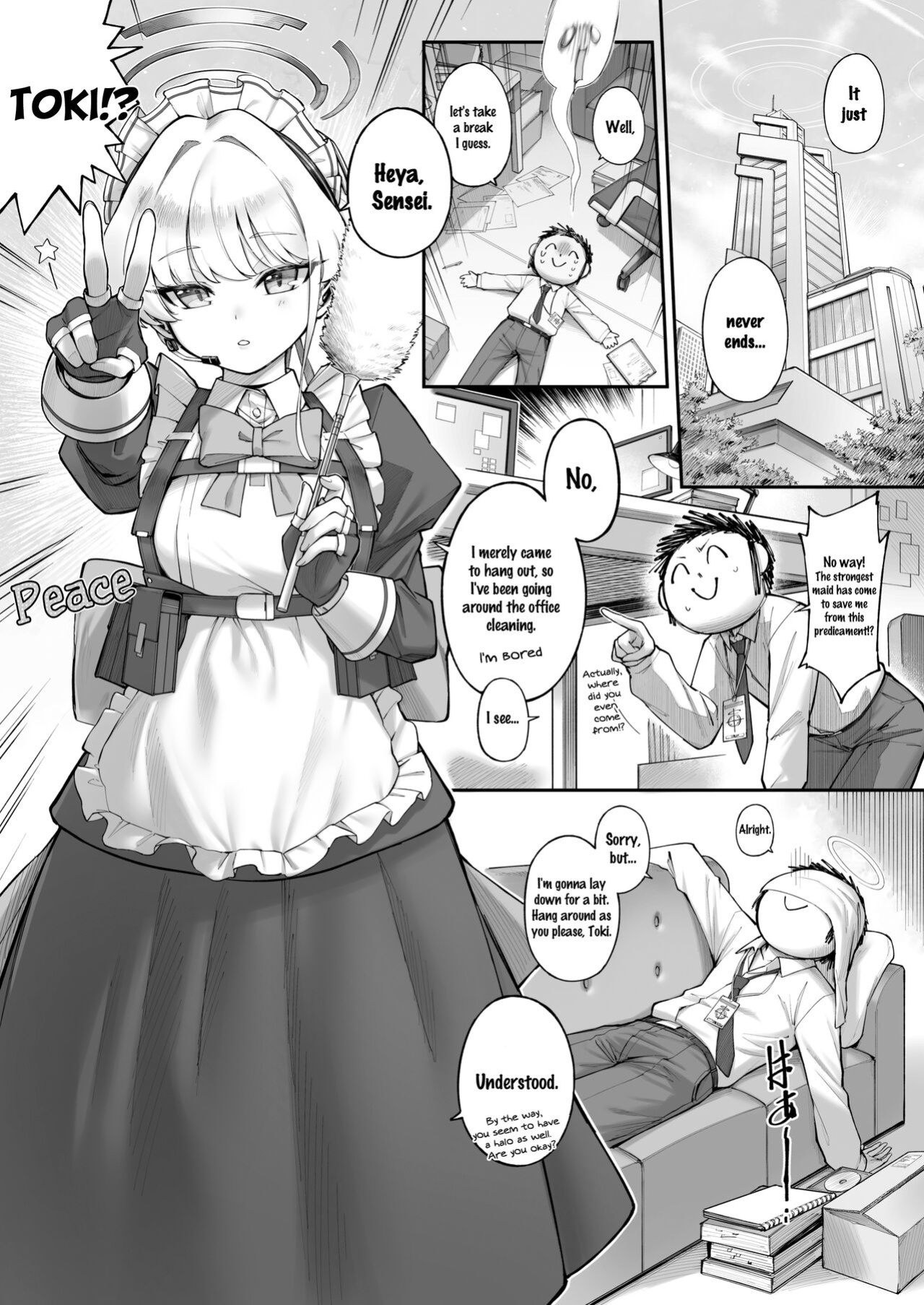 [Tamarun (Tamarun)] Neru Toki | Neru-Toki Bedtime (Blue Archive)