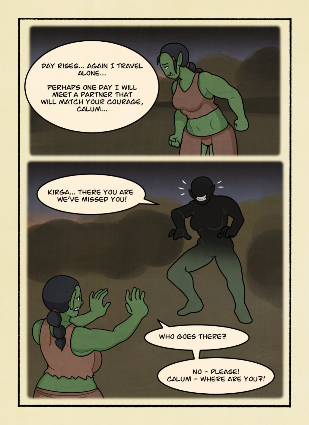 (Deadenddraws) Orc Slayer Part 2