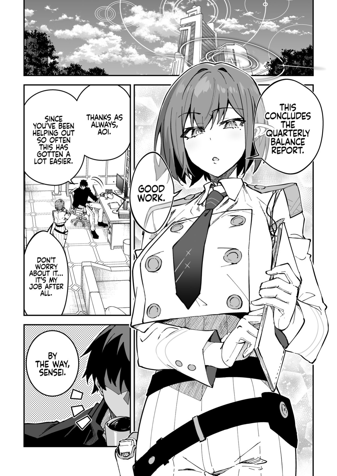 [Syunichi Kansuu (Syunichi)] Koushi Kondou Namahame Koubi | Mixing Business with Raw Pleasure (Blue Archive) [Coffedrug]