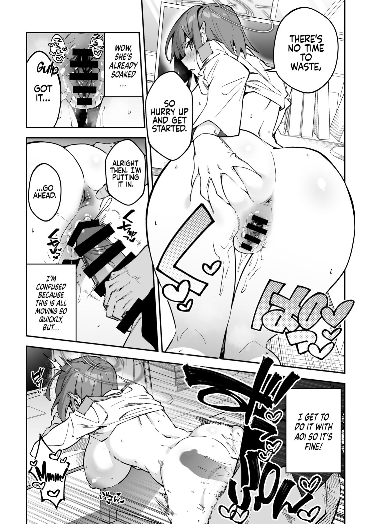 [Syunichi Kansuu (Syunichi)] Koushi Kondou Namahame Koubi | Mixing Business with Raw Pleasure (Blue Archive) [Coffedrug]