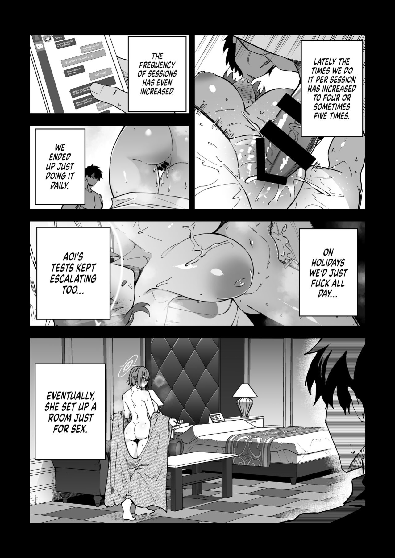 [Syunichi Kansuu (Syunichi)] Koushi Kondou Namahame Koubi | Mixing Business with Raw Pleasure (Blue Archive) [Coffedrug]