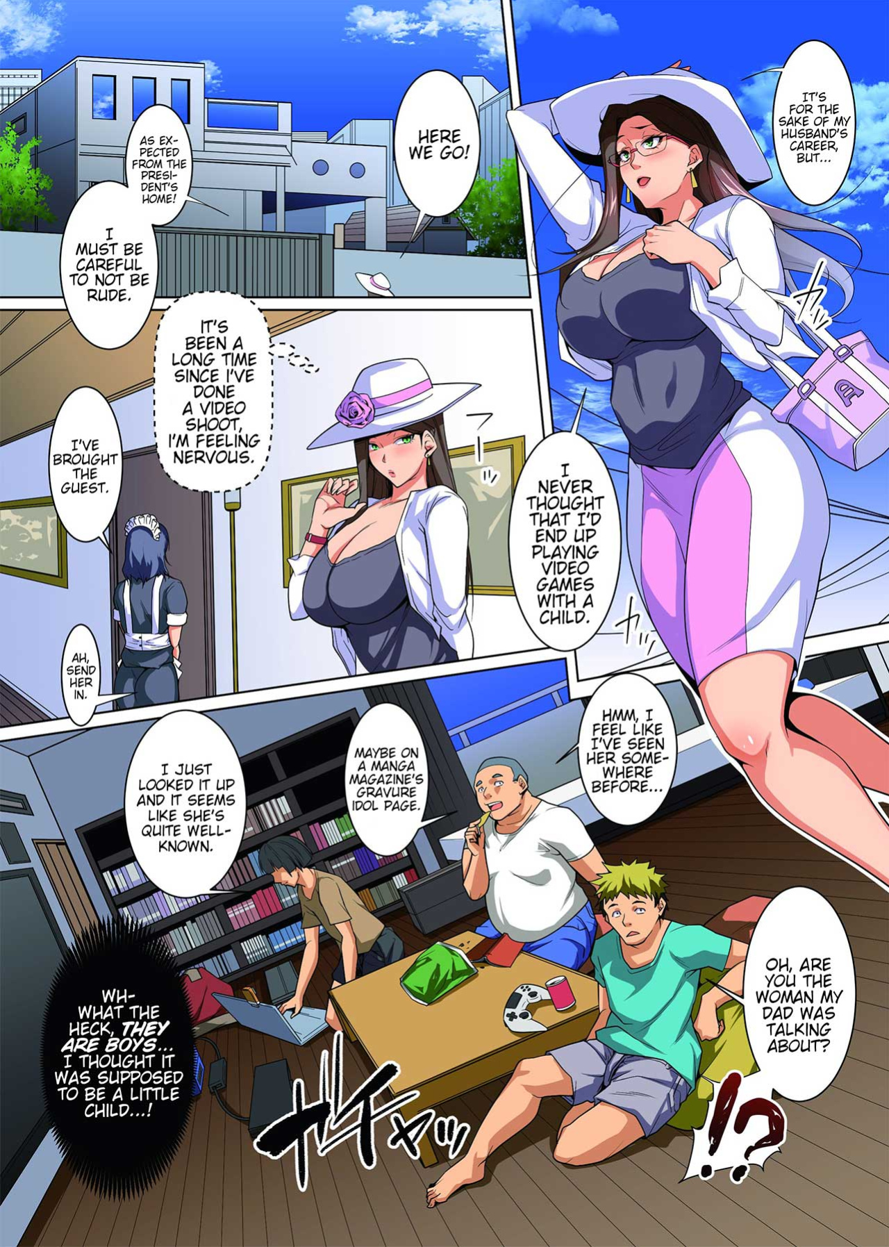 [Execio] A Married Woman Tricked Into Filming ~ Former Gravure Idol Wife Gets NTR'd By The President's Son For Her Husbands Sake ~ [Bamboozalator]