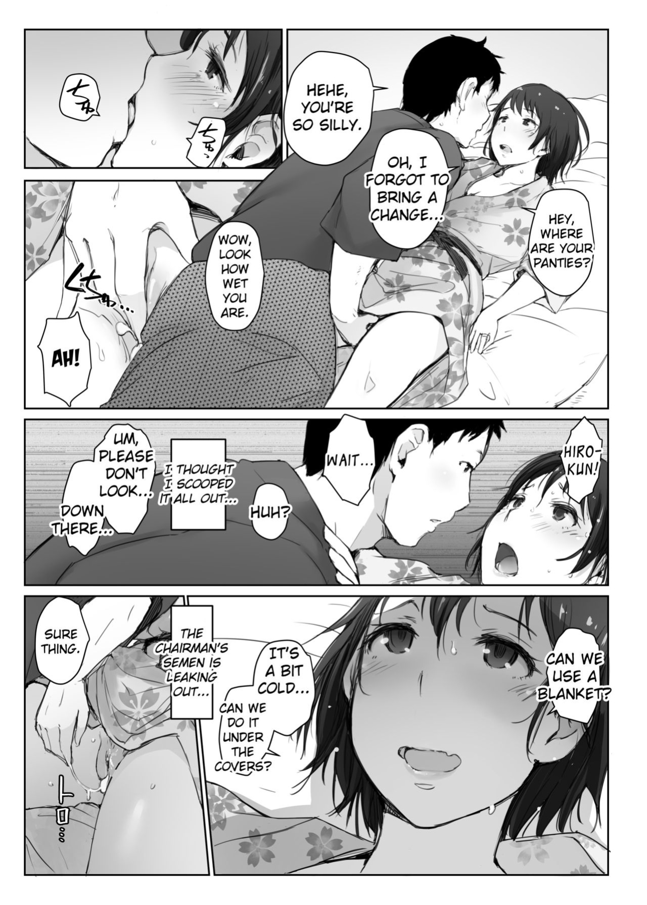 Hitozuma to NTR Chounai Ryokou -Futsukame + Netorareta Hitozuma to Netorareru Hitozuma