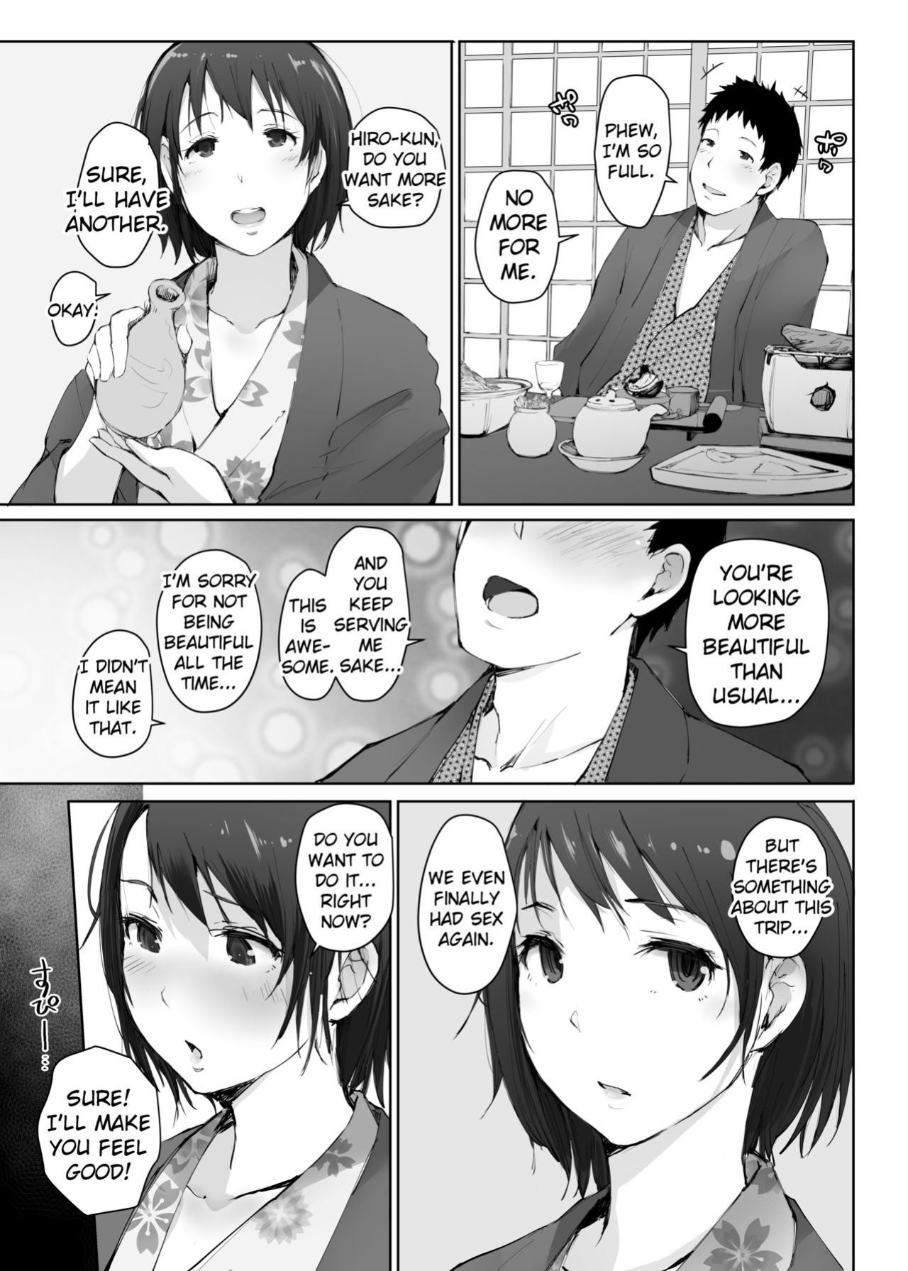 Hitozuma to NTR Chounai Ryokou -Futsukame + Netorareta Hitozuma to Netorareru Hitozuma
