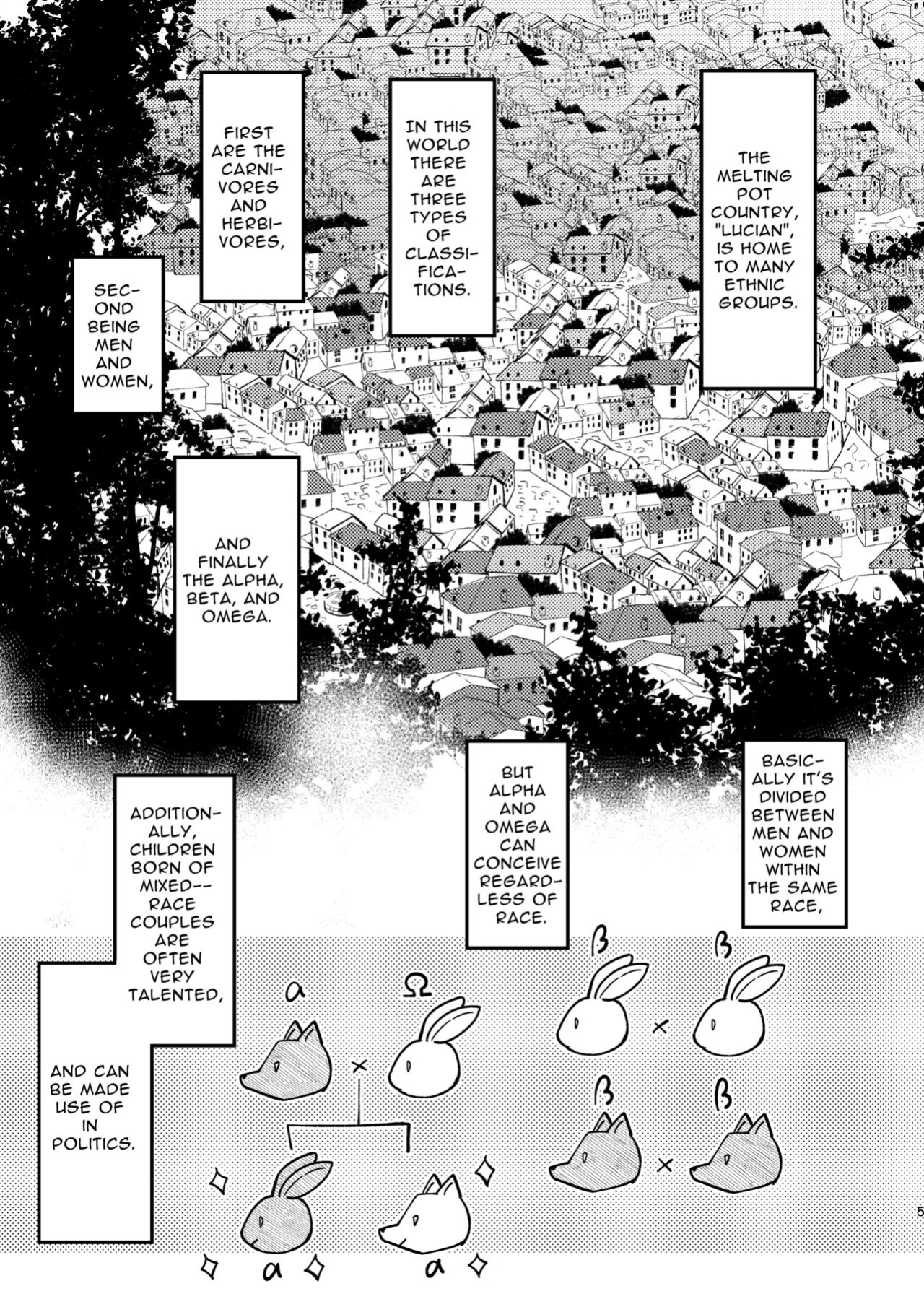 [Uwoichiba (Sabakan)] Usagi Reijou to Ookami Reisoku (Zenpen) | Omega Rabbit and Alpha Wolf (First Part)