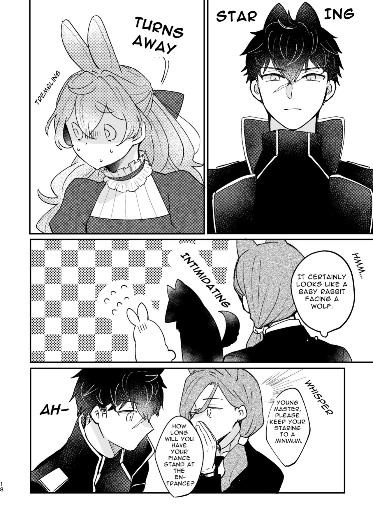 [Uwoichiba (Sabakan)] Usagi Reijou to Ookami Reisoku (Zenpen) | Omega Rabbit and Alpha Wolf (First Part)