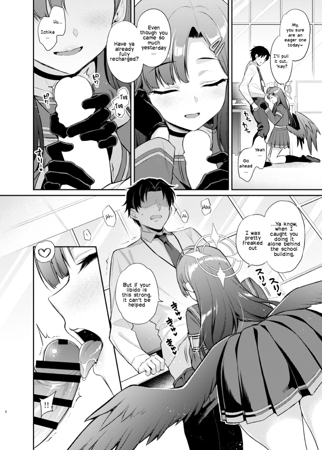 [K+W (sasachinn)] Sensei, Kyou mo Kore no Jikan ssu yo | Sensei, It's Time for You to Cum Today Too ♡ (Blue Archive) [Frankie M]