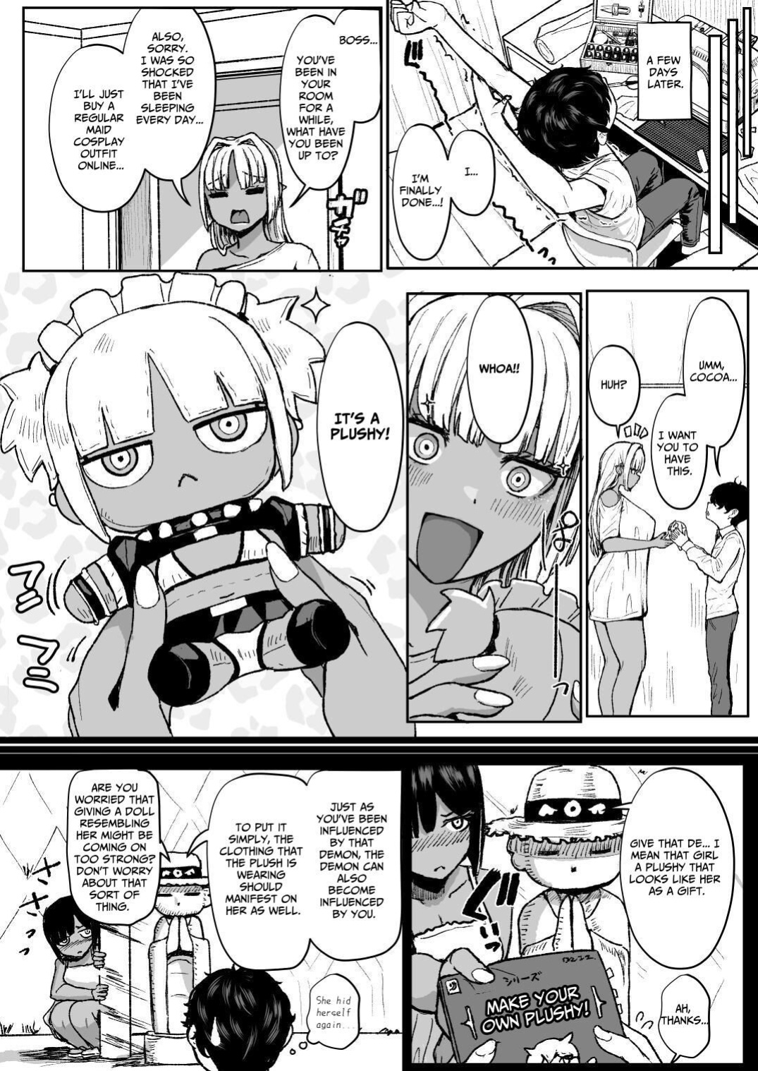 [NOSEBLEED (Miyamoto Issa)] Kuro Gal Maid Inma, Goshu O Kuu. 3 | Kuro-Gyaru Succubus Maid Devours Her Master 3 [Benri]