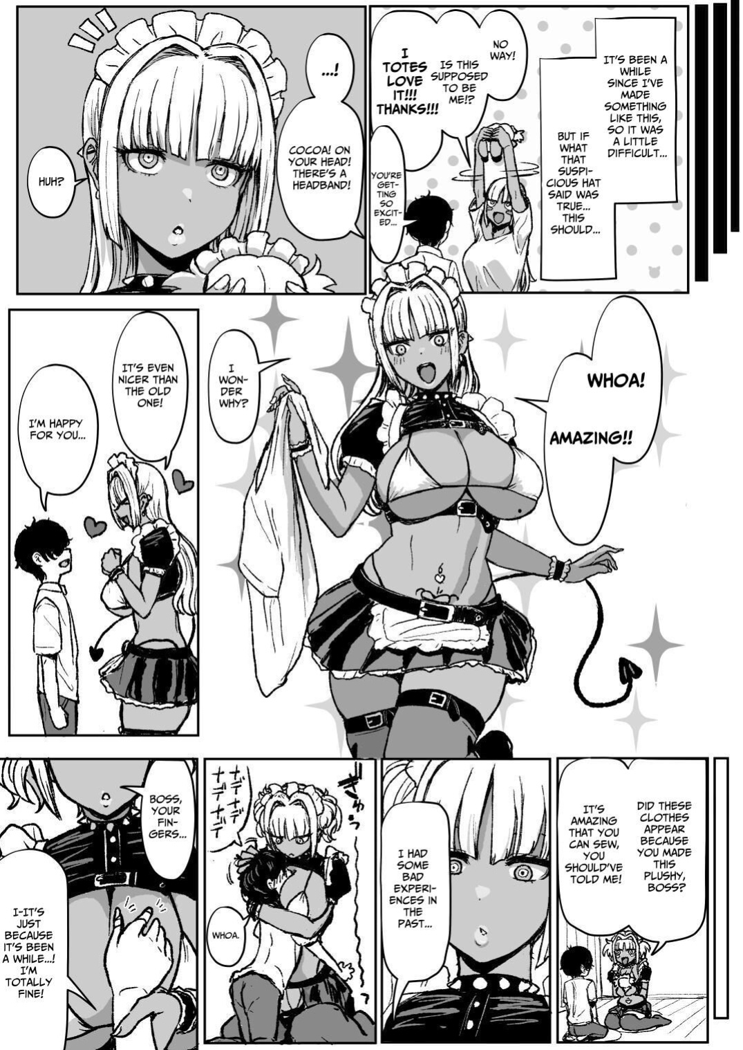 [NOSEBLEED (Miyamoto Issa)] Kuro Gal Maid Inma, Goshu O Kuu. 3 | Kuro-Gyaru Succubus Maid Devours Her Master 3 [Benri]