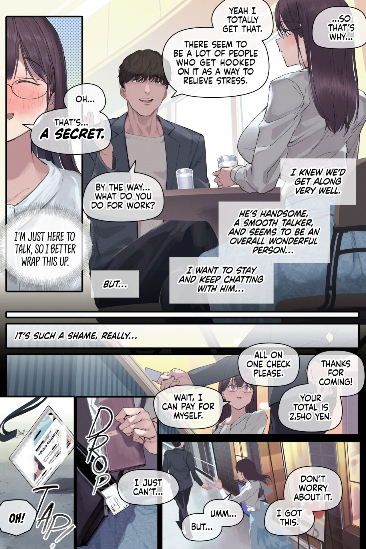 [Yomoda Yomo] Intelli Hitozuma Amamiya Touko Sensei no Hatsujou | Touko Amamiya: Wife, Scholar, Professor in HEAT [Artistan]