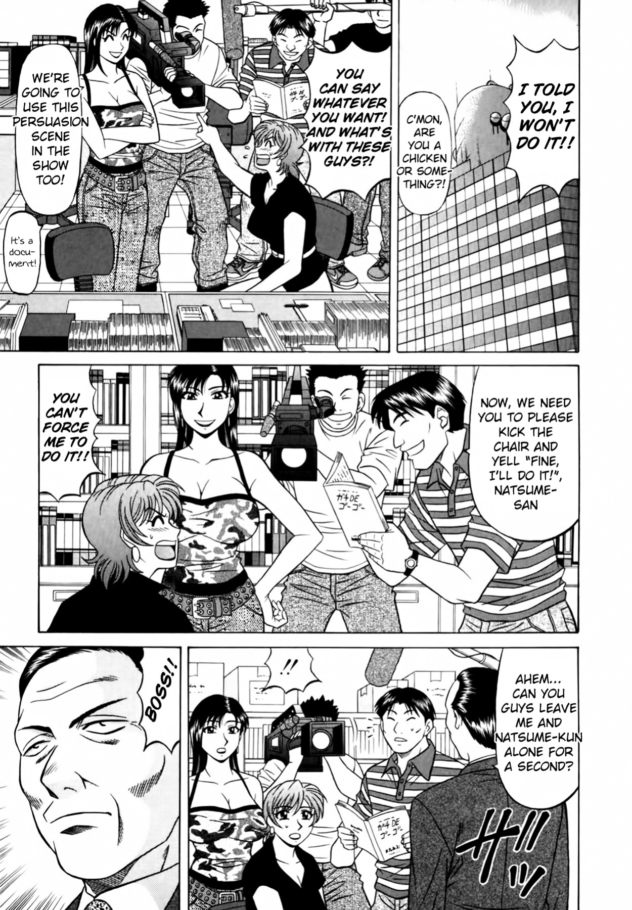 [Ozaki Akira] Caster Natsume Reiko no Yuuwaku Vol. 3 Ch.1-5