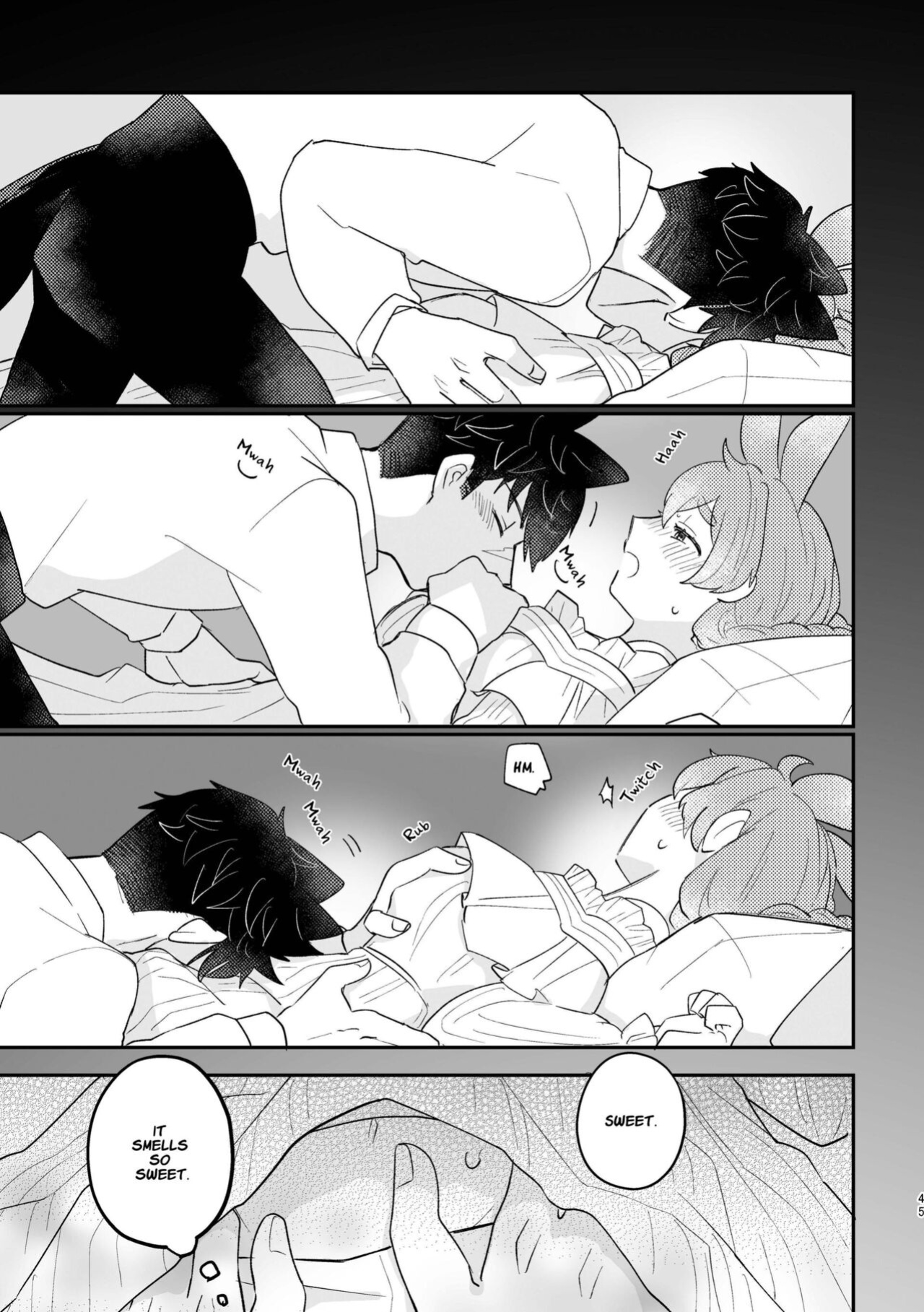 [Uwoichiba (Sabakan)] Usagi Reijou to Ookami Reisoku (Kouhen) | Omega Rabbit and Alpha Wolf (Second Part) [星ニール]