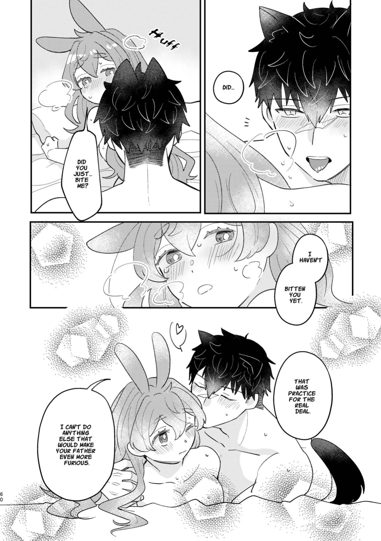 [Uwoichiba (Sabakan)] Usagi Reijou to Ookami Reisoku (Kouhen) | Omega Rabbit and Alpha Wolf (Second Part) [星ニール]