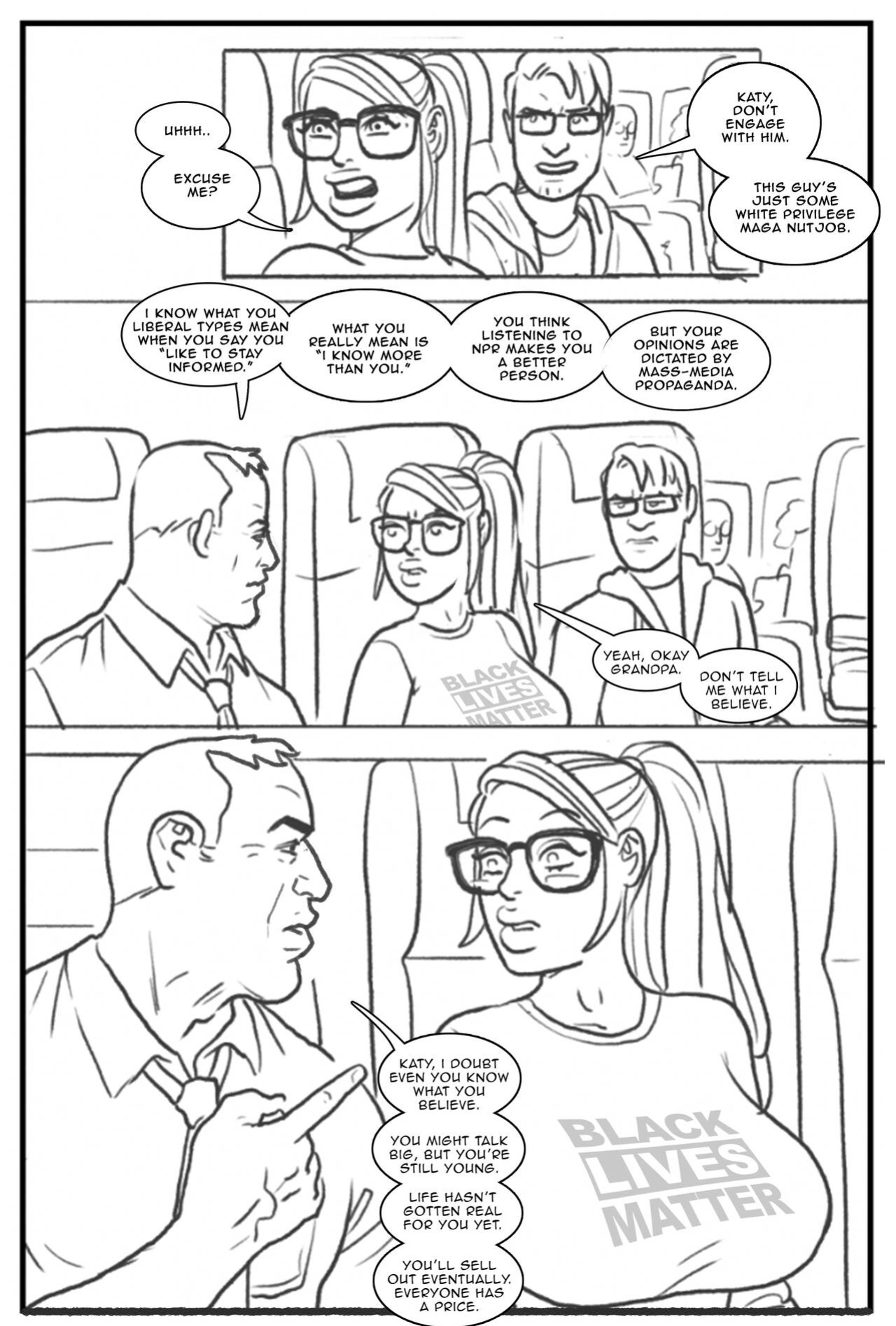 [Pegasus] Hipster Chicks Love Big Dicks ( White Alt)
