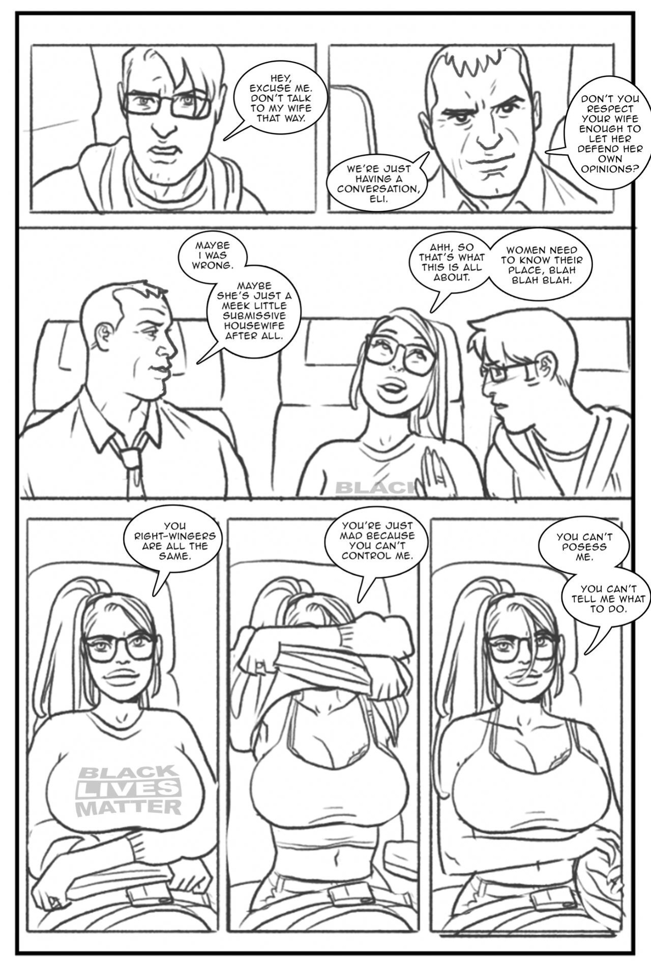 [Pegasus] Hipster Chicks Love Big Dicks ( White Alt)