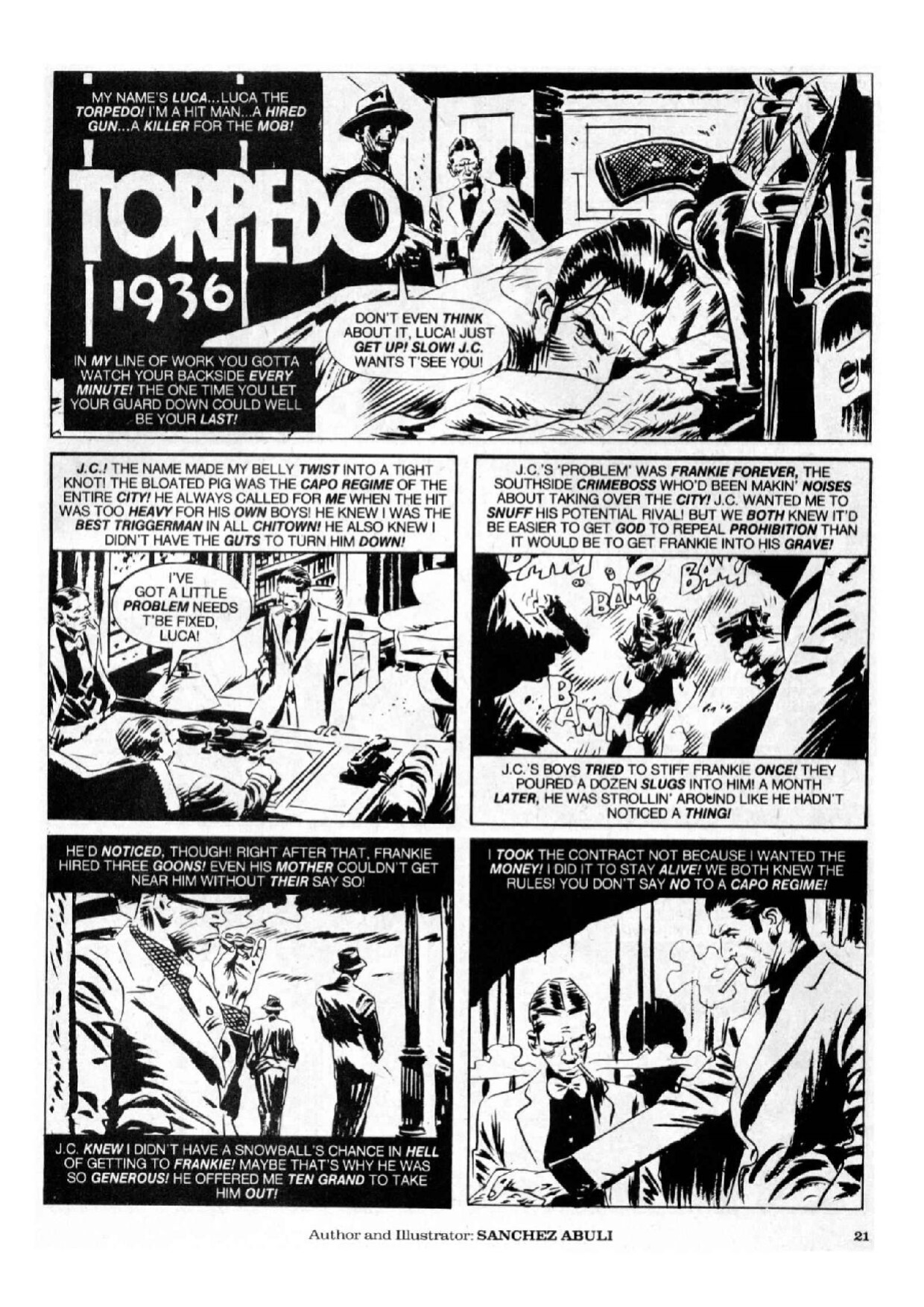[Alex Toth, Jordi Bernet] Torpedo (Vampirella Magazine)