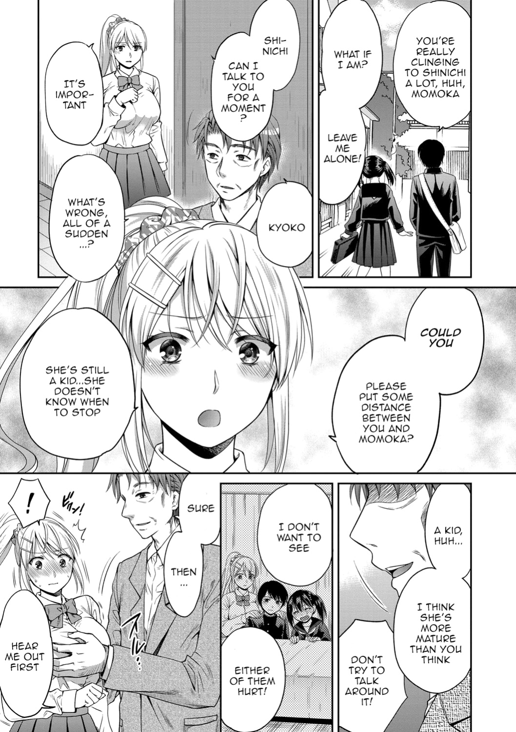 [Harusawa] Nisemono Kazoku - Gifu ni Ochite Iku Musume | Daughter Falling Into Stepfather Ch.1-2