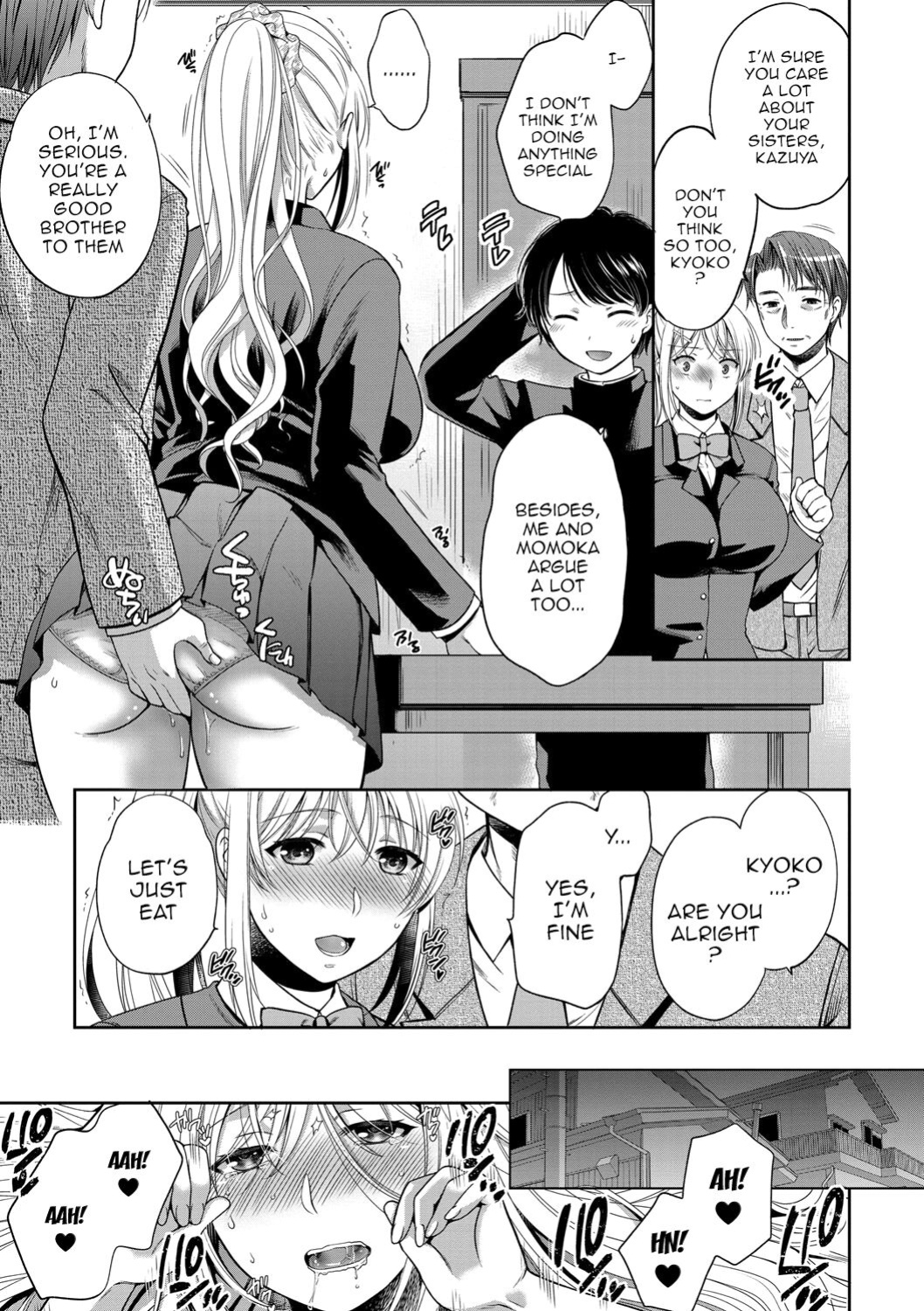 [Harusawa] Nisemono Kazoku - Gifu ni Ochite Iku Musume | Daughter Falling Into Stepfather Ch.1-2