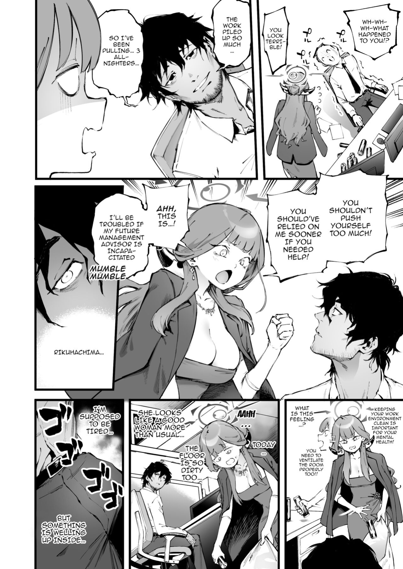 [Metsuki Warui Kyoudan (Suruga Kuroitsu)] Suki da yo Rikuhachima | I Love You, Rikuhachima (Blue Archive)