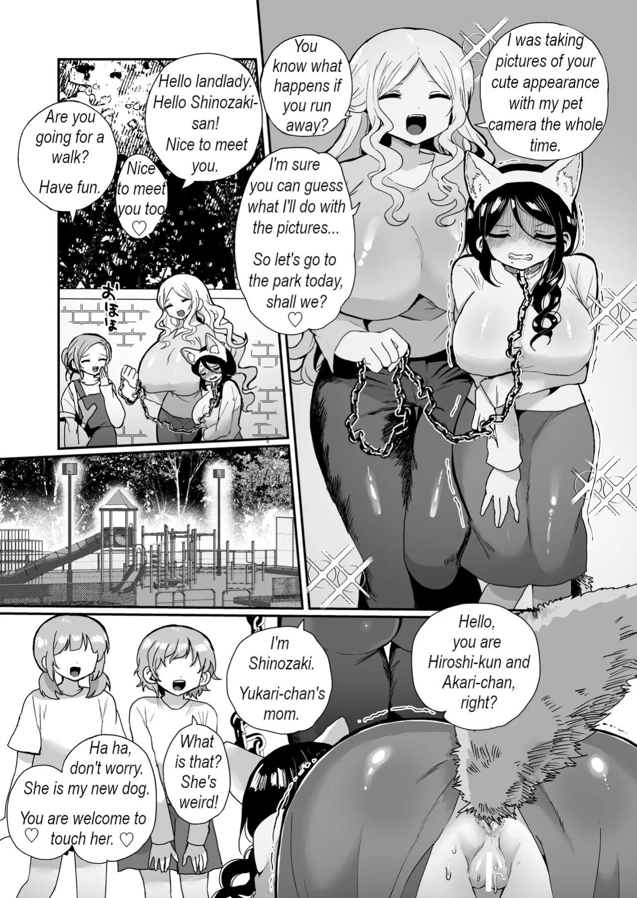 I train our nasty landlady to become my daughter's pet