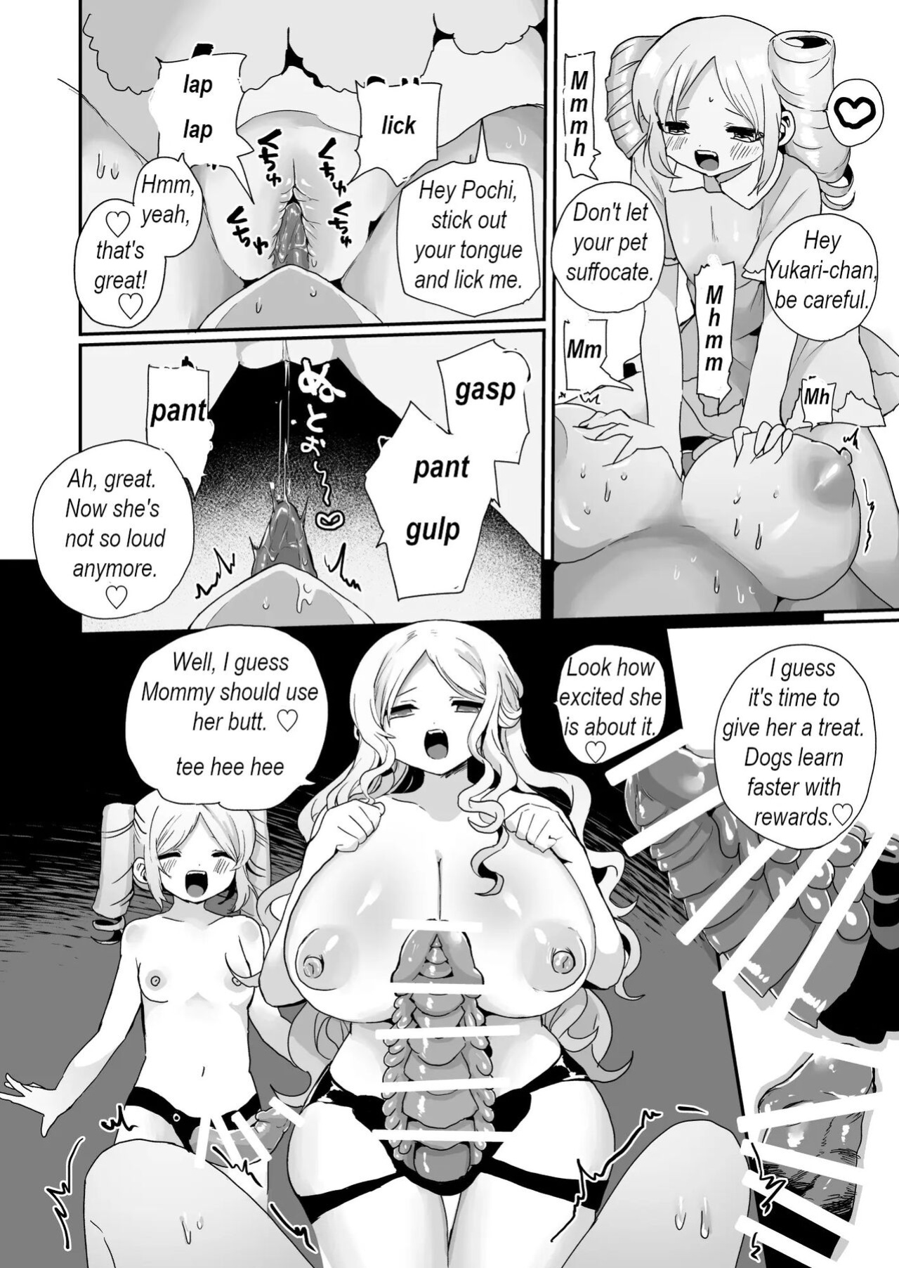 I train our nasty landlady to become my daughter's pet