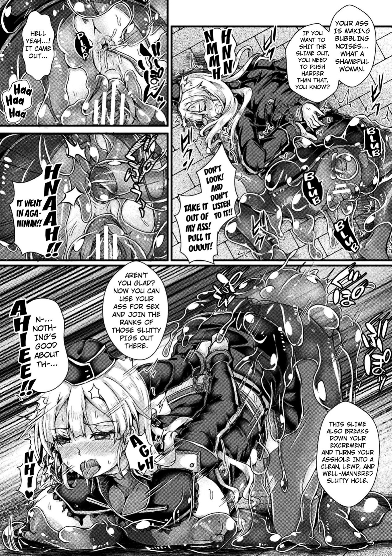 [Misakana] Obscene Muddy Interrogation ~Slime Rack~ (2D Comic Magazine Slime Kan Futaana Zeme de Funshutsu Acme! Vol. 1) [Digital[ [Kuraudo]