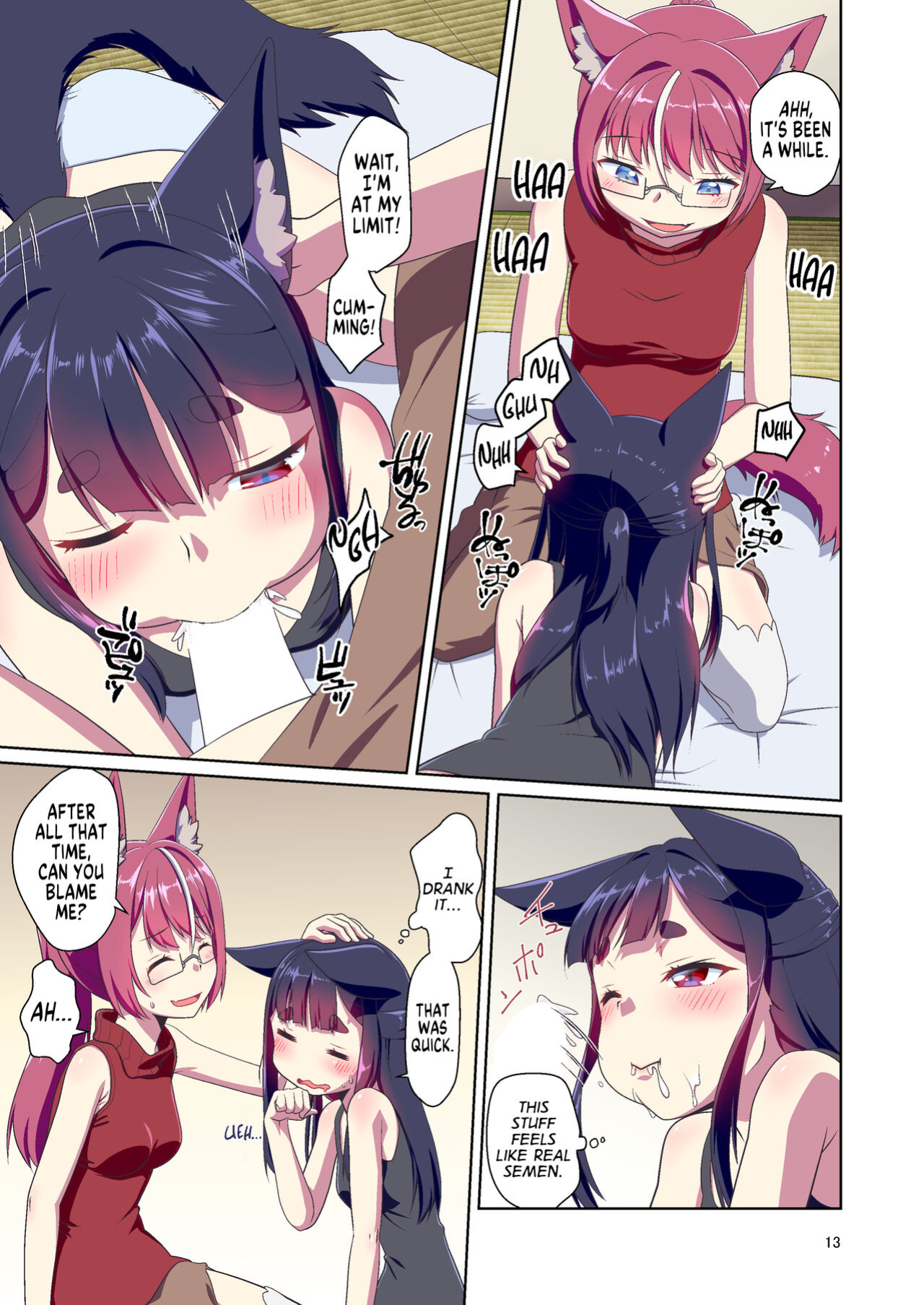 [Fumotonoya (Fumotono Mikoto)] Me ga Sametara Kemomimi Shoujo ni Natteita Ohanashi 2 | How I Woke Up as a Girl With Animal Ears Pt.2 [GTF]