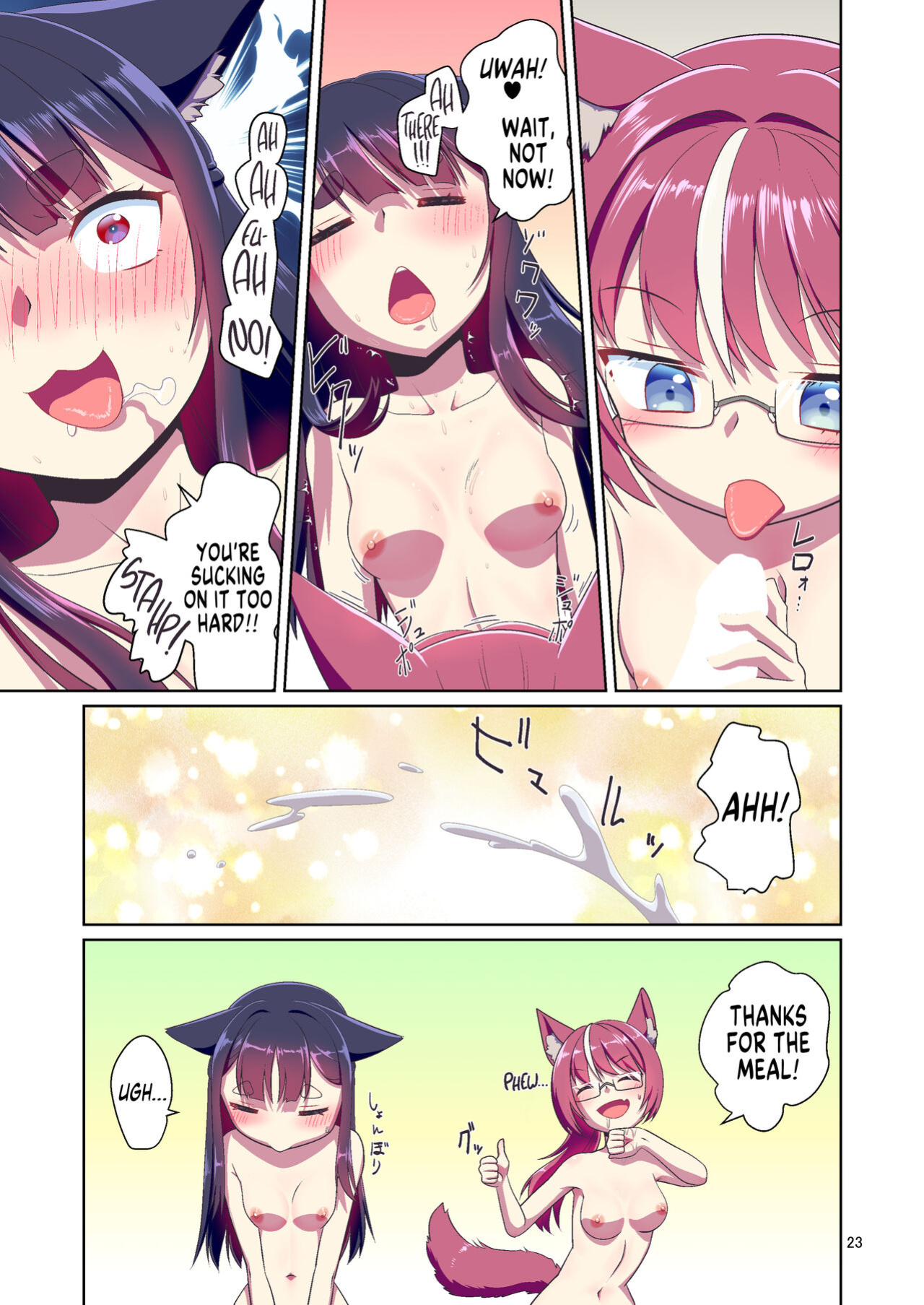 [Fumotonoya (Fumotono Mikoto)] Me ga Sametara Kemomimi Shoujo ni Natteita Ohanashi 2 | How I Woke Up as a Girl With Animal Ears Pt.2 [GTF]