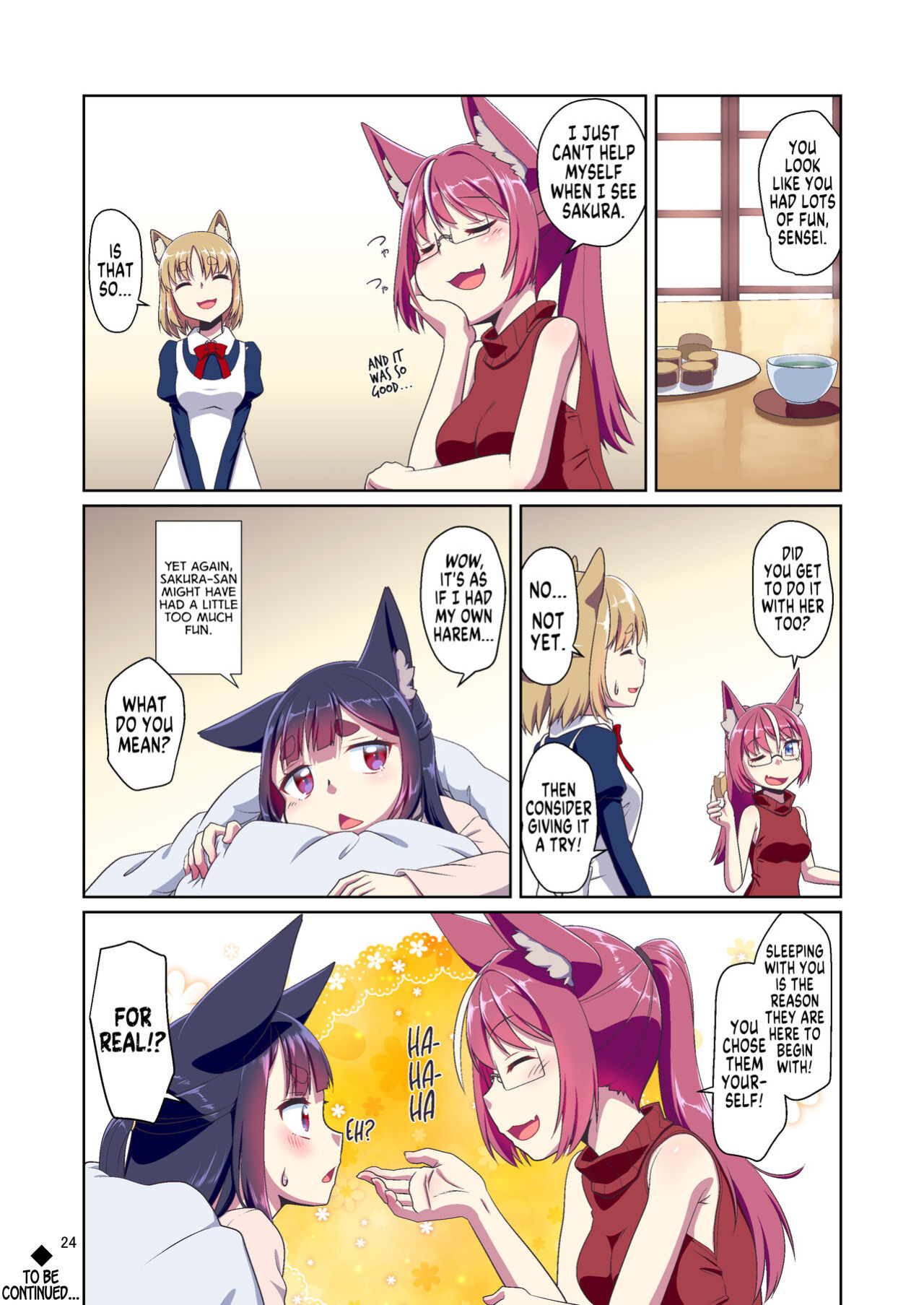 [Fumotonoya (Fumotono Mikoto)] Me ga Sametara Kemomimi Shoujo ni Natteita Ohanashi 2 | How I Woke Up as a Girl With Animal Ears Pt.2 [GTF]
