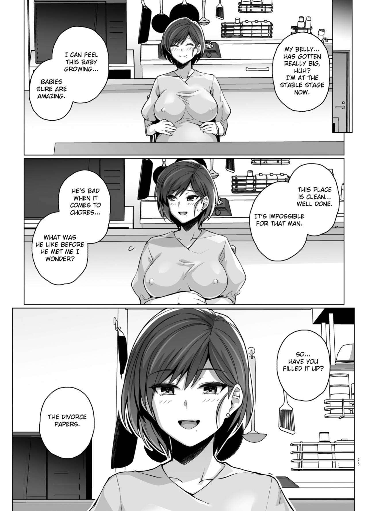 [Royal Bitch (Haruhisky)] Tsuma ga, Tanin no Mesu ni naru made -Short Cut Kyonyuu Tsuma Sasaki Misaki Hen- [Fated Circle]