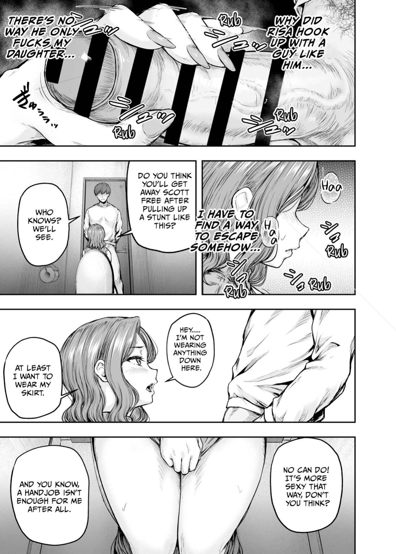 [Sazareito (Ohnaka Ito)] Mama ga Muchuu na Musume no Kareshi 1 - Kono Chinpo wa Kyouikujou Yoroshikunai node Mama ga Shori Shimasu. [Vivid Rabbit Translation]