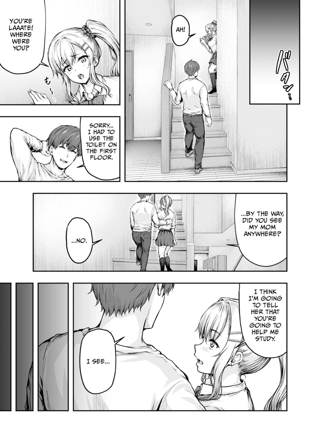 [Sazareito (Ohnaka Ito)] Mama ga Muchuu na Musume no Kareshi 1 - Kono Chinpo wa Kyouikujou Yoroshikunai node Mama ga Shori Shimasu. [Vivid Rabbit Translation]